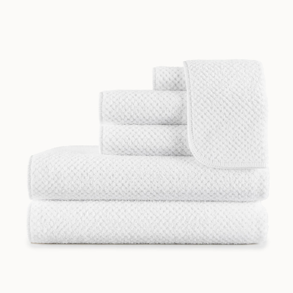 Peacock Alley Catalina Bath Towel - White