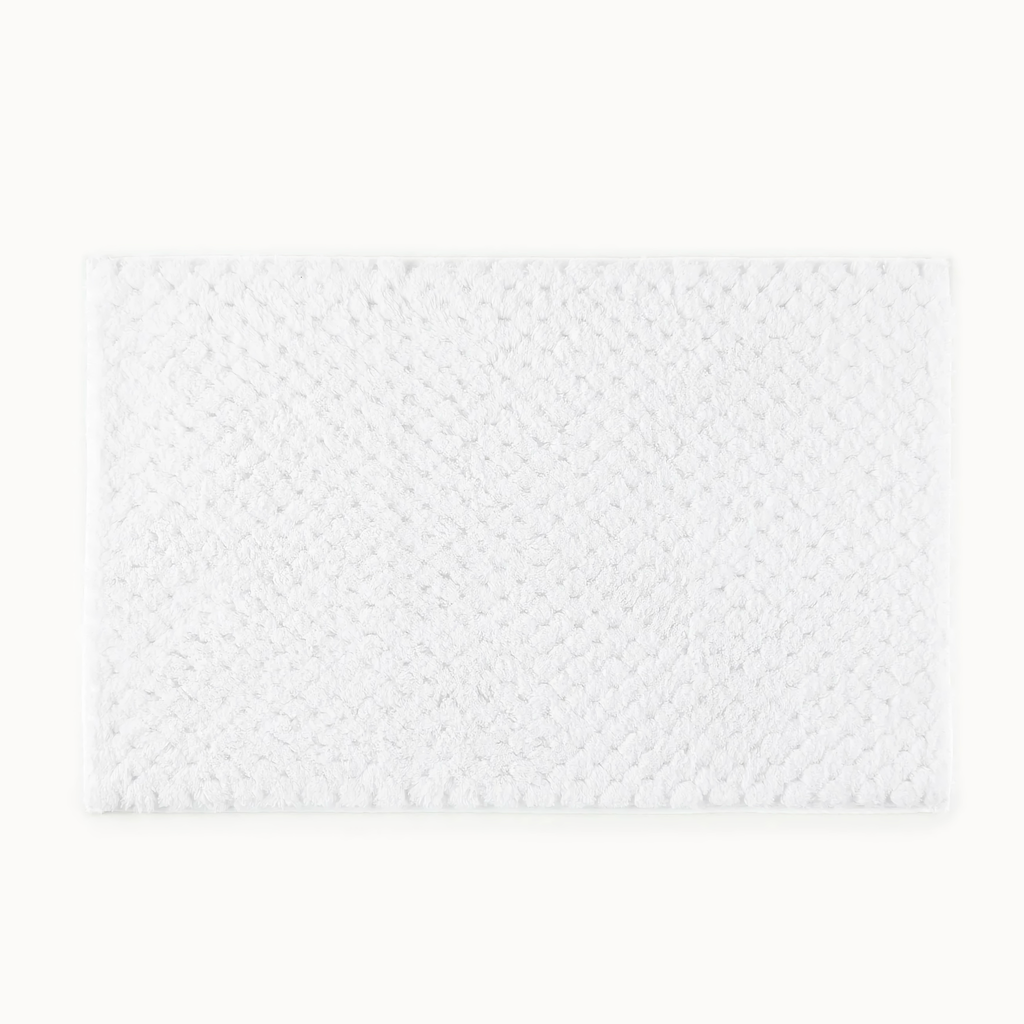 Peacock Alley Catalina Bath Mat - White