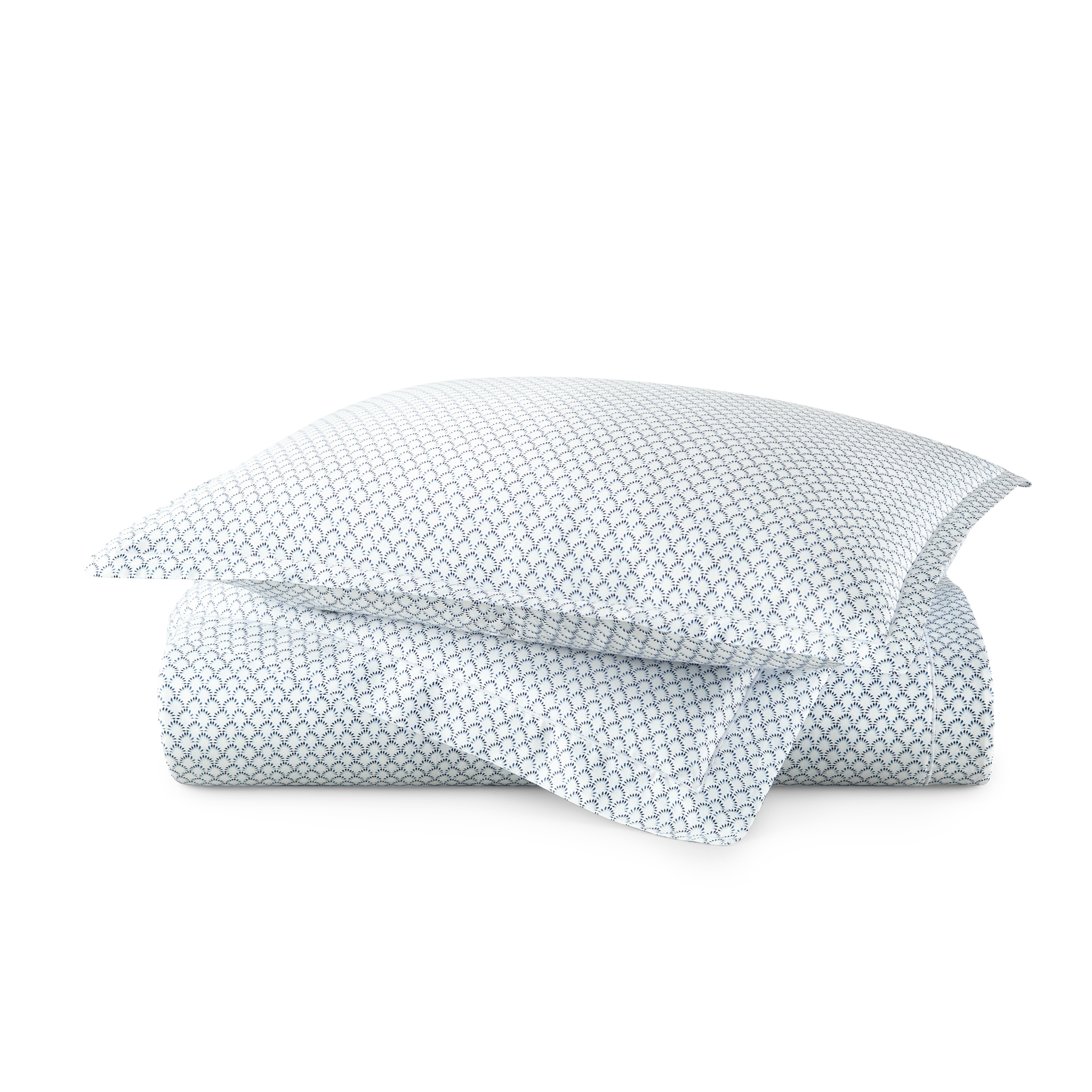 Peacock Alley Demi Duvet Cover and Shams - Navy