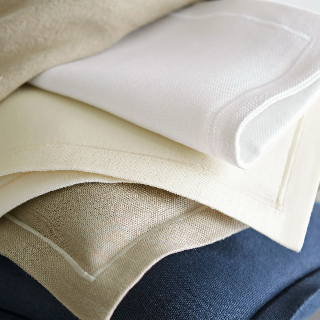 Peacock Alley Rio Satin Stitch Bedding - Linen