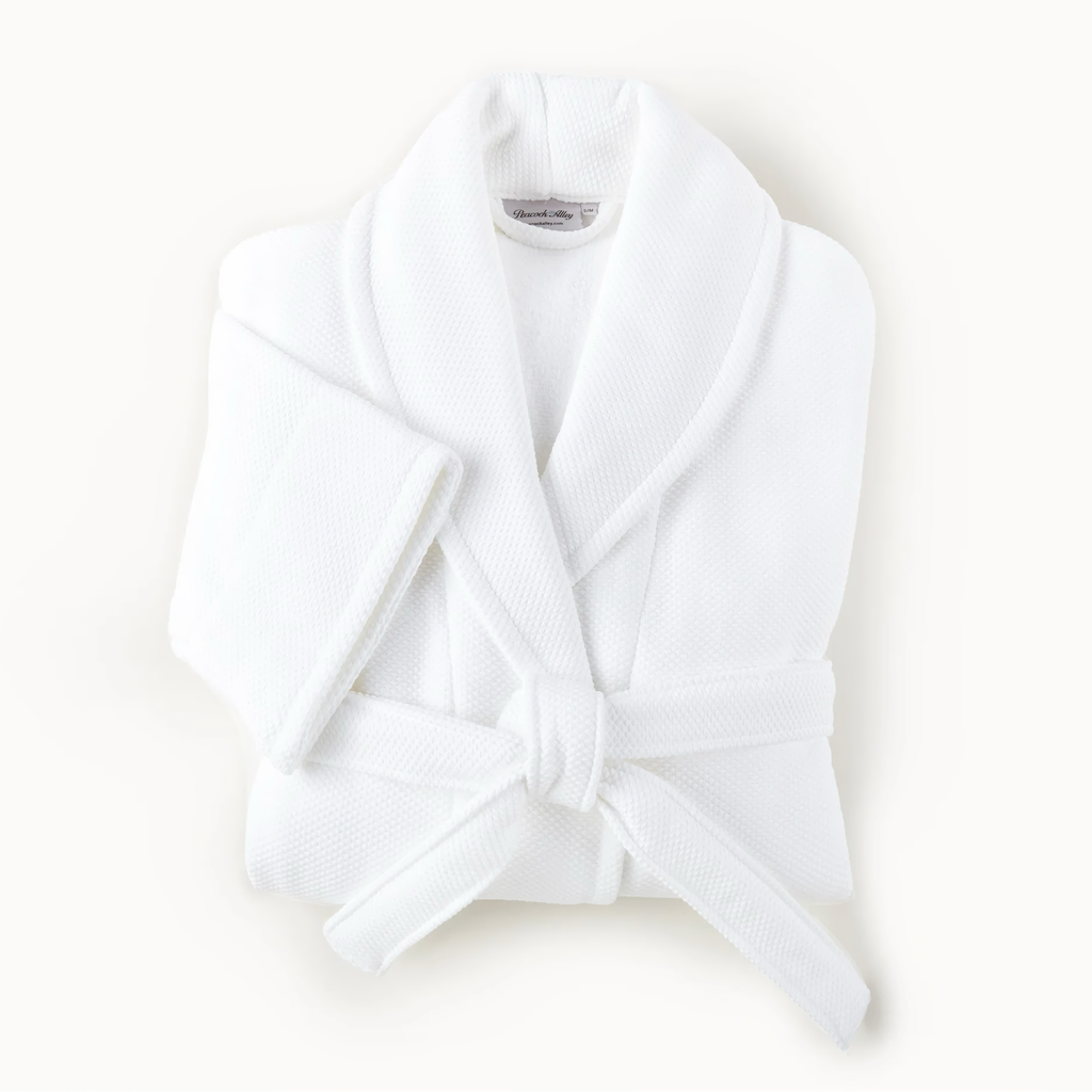 Peacock Alley Spa Bath Robe - White