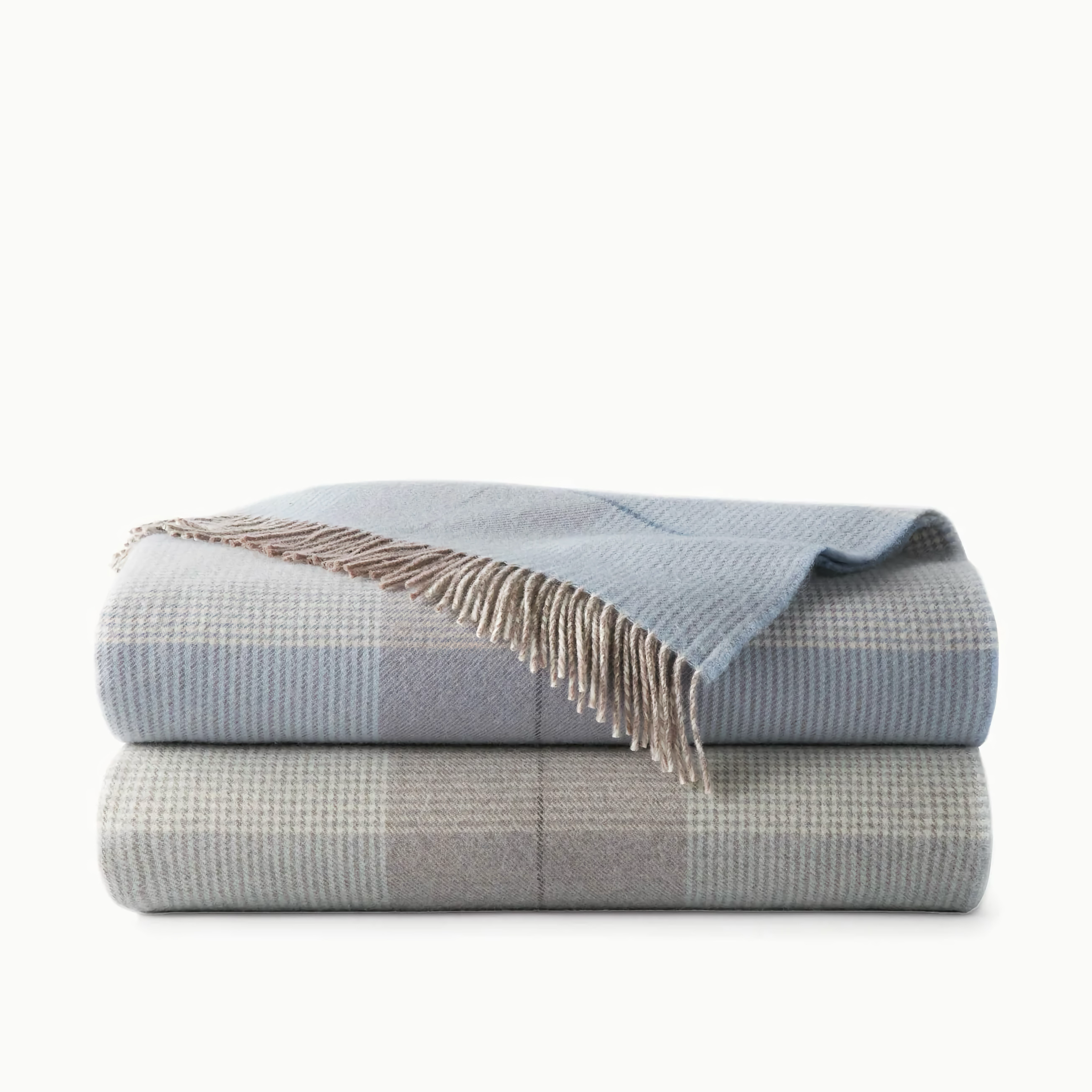 Peacock Alley York Throw - Pewter