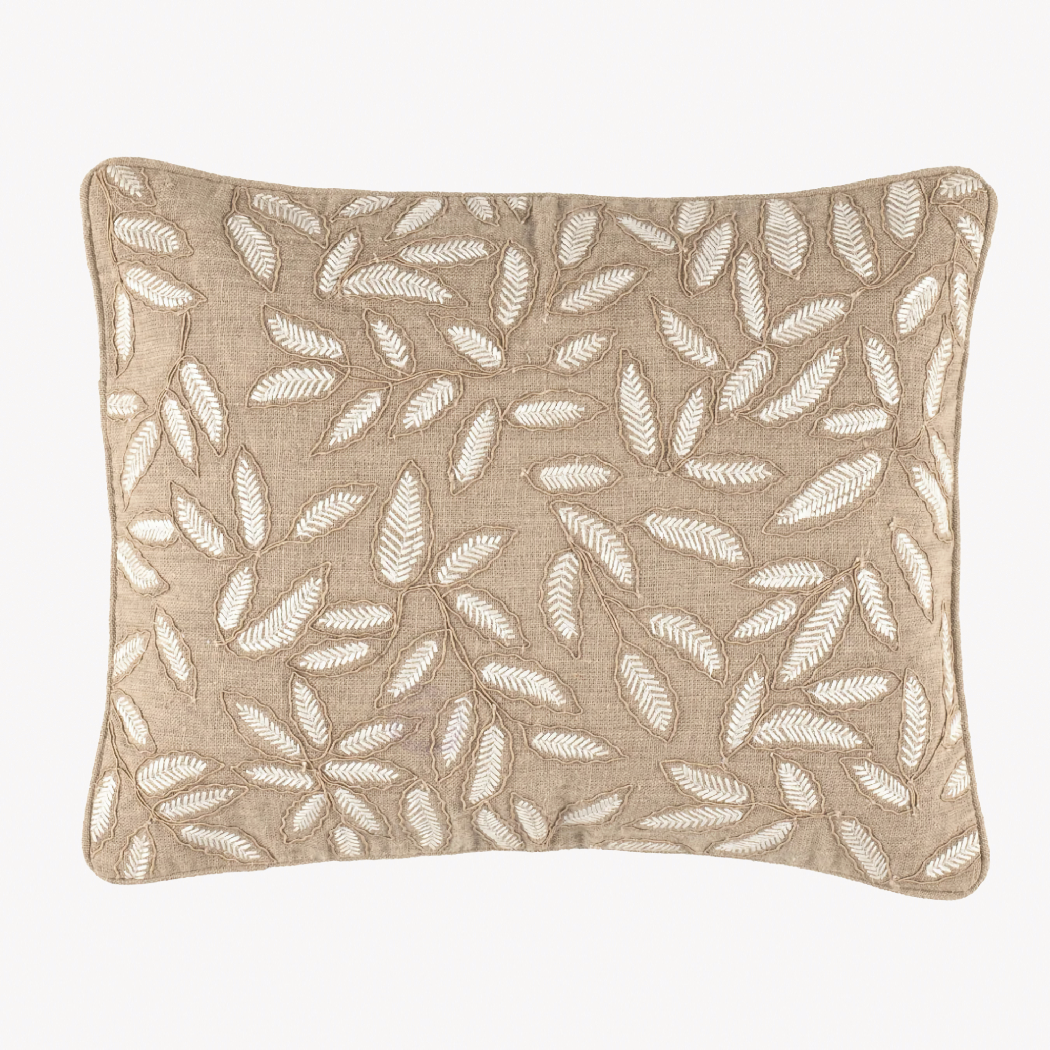 Pine Cone Hill Amelia Embroidered Decorative Pillow - Natural