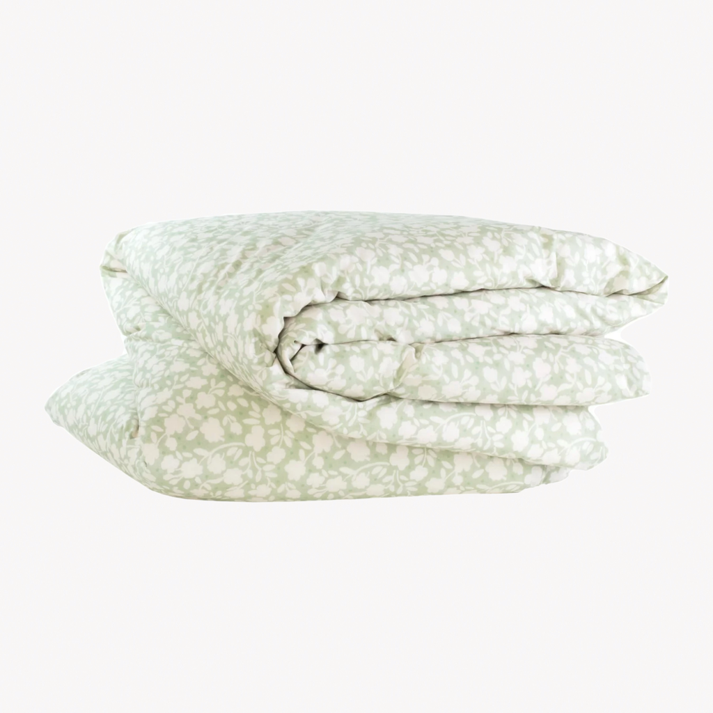 Pine Cone Hill Aria Duvet Cover and Shams - Sage