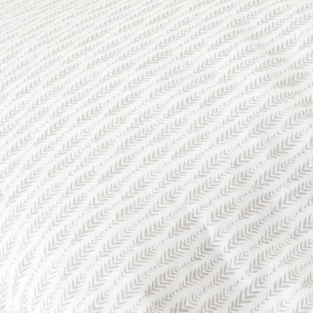 Pine Cone Hill Feather Ogee Sheet Set - Dove Grey