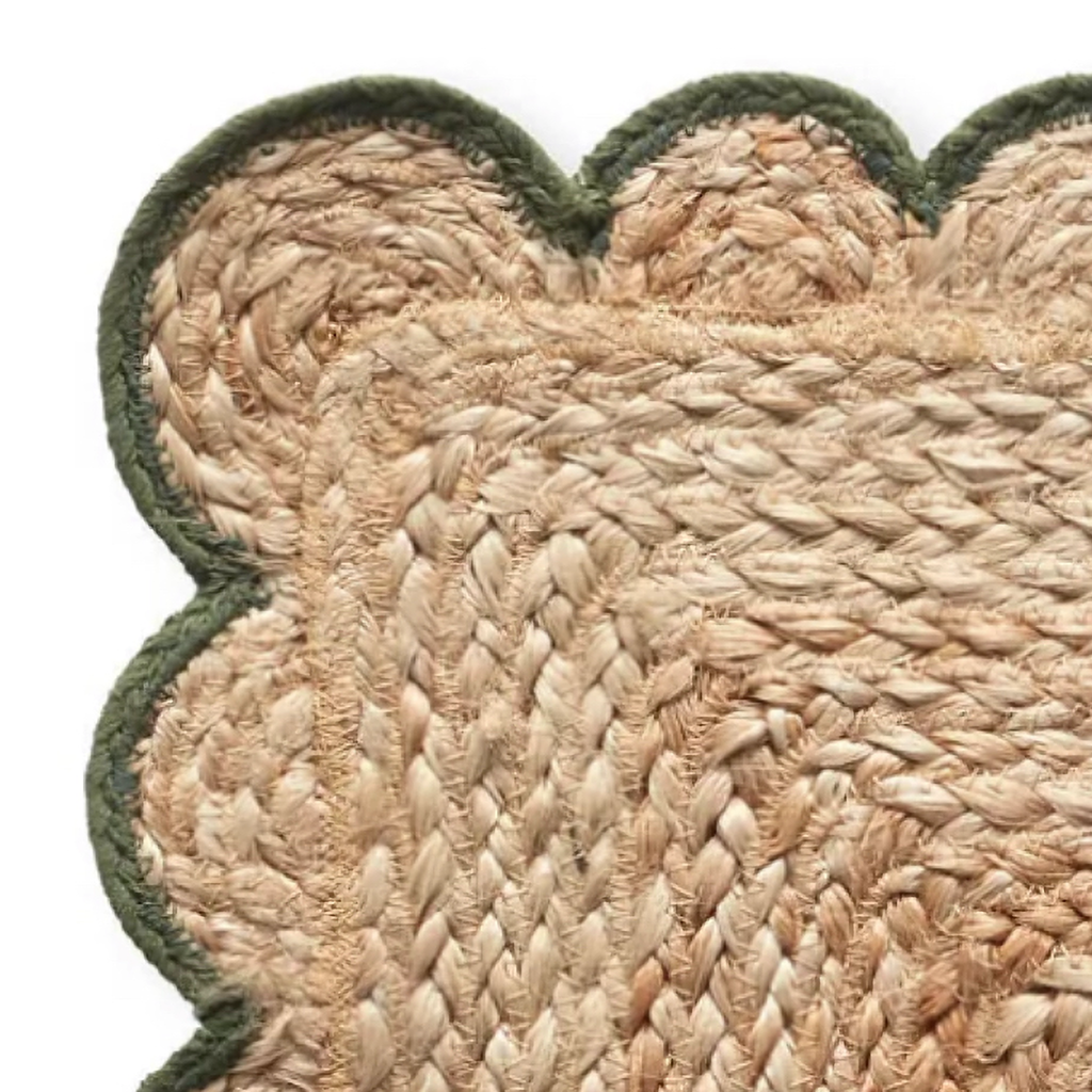 Pine Cone Hill Libby Scallop Placemat - Sage