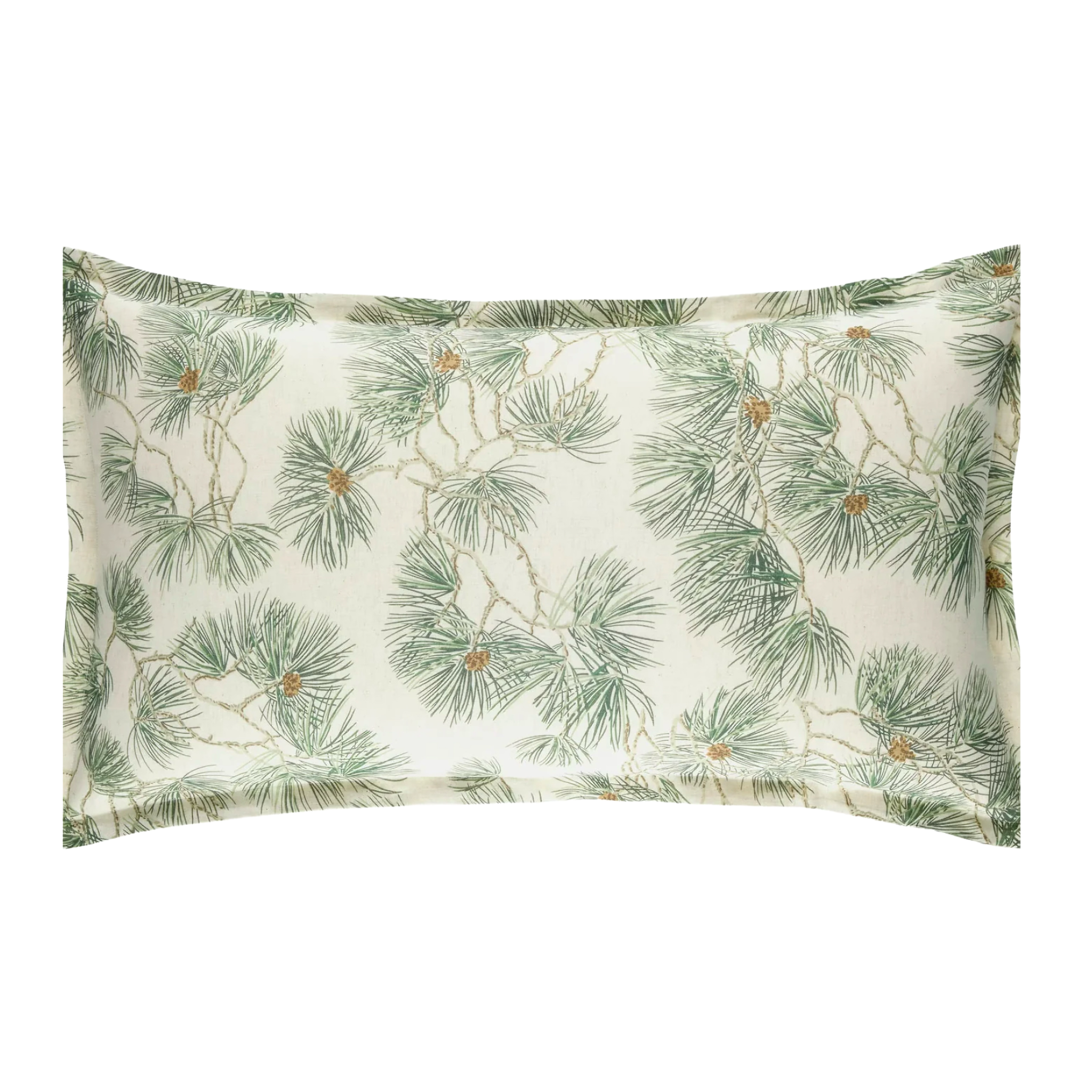 Pine Cone Hill Vintage Pine Boughs Duvet Cover and Shams - Natural