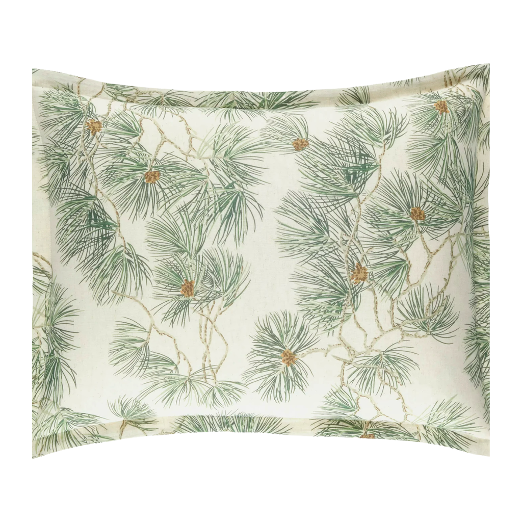 Pine Cone Hill Vintage Pine Boughs Duvet Cover and Shams - Natural