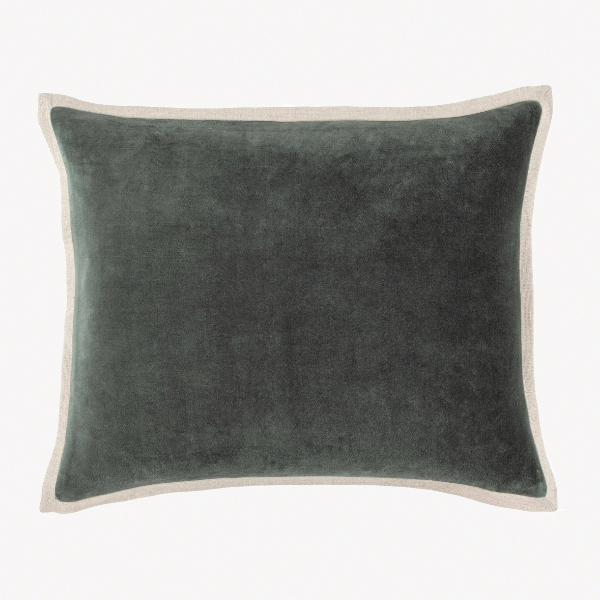 Pine Cone Hill Marie Flanagan Gehry Velvet/Linen Decorative Pillow - Everglade