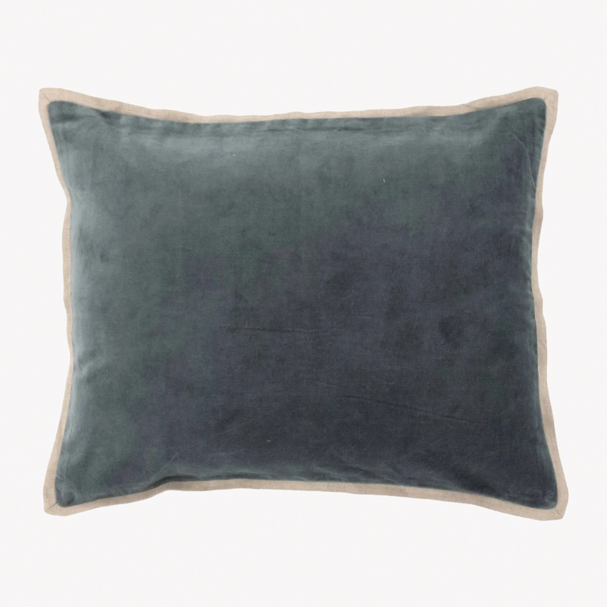 Pine Cone Hill Marie Flanagan Gehry Velvet/Linen Decorative Pillow - Pacific