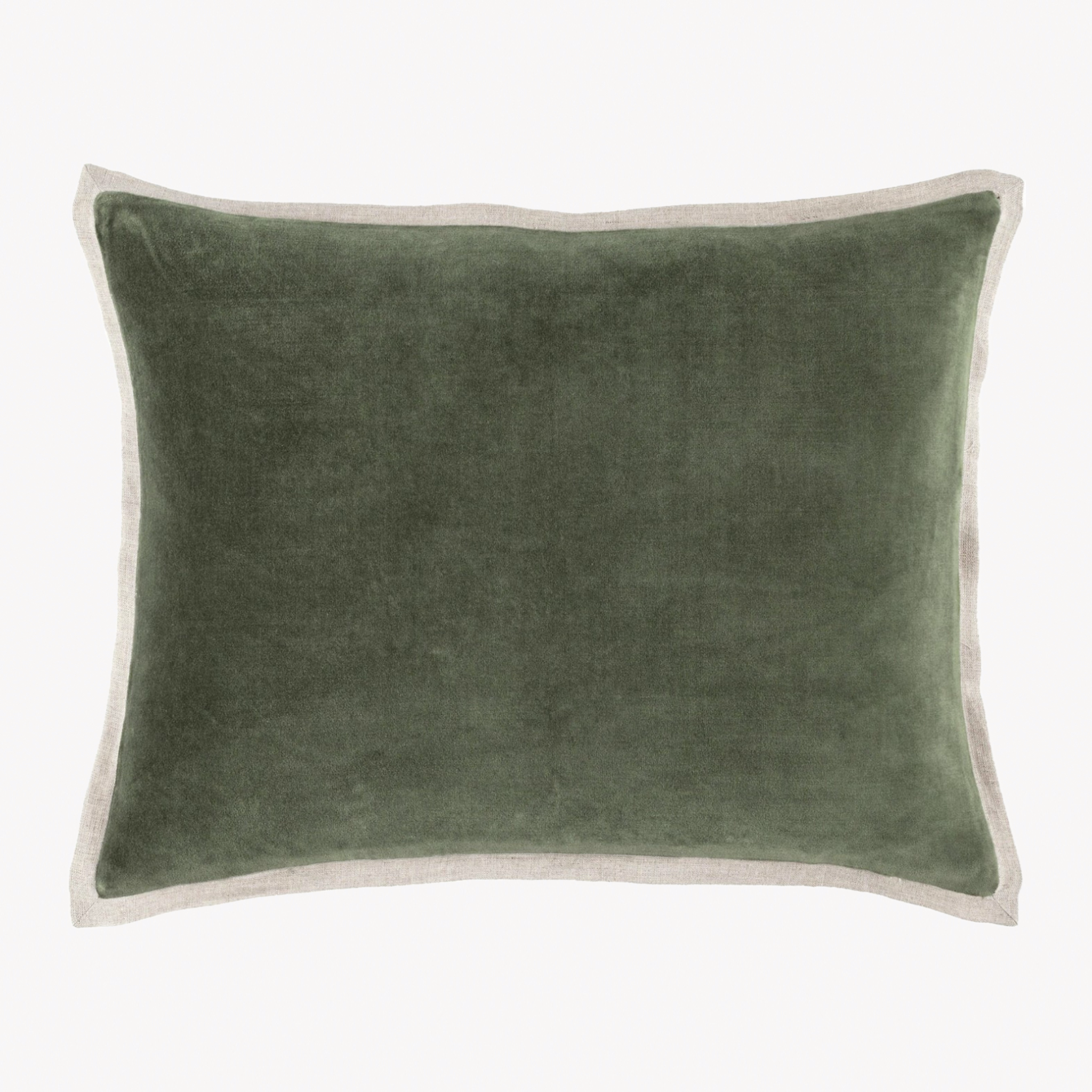 Pine Cone Hill Marie Flanagan Gehry Velvet/Linen Decorative Pillow - Sage