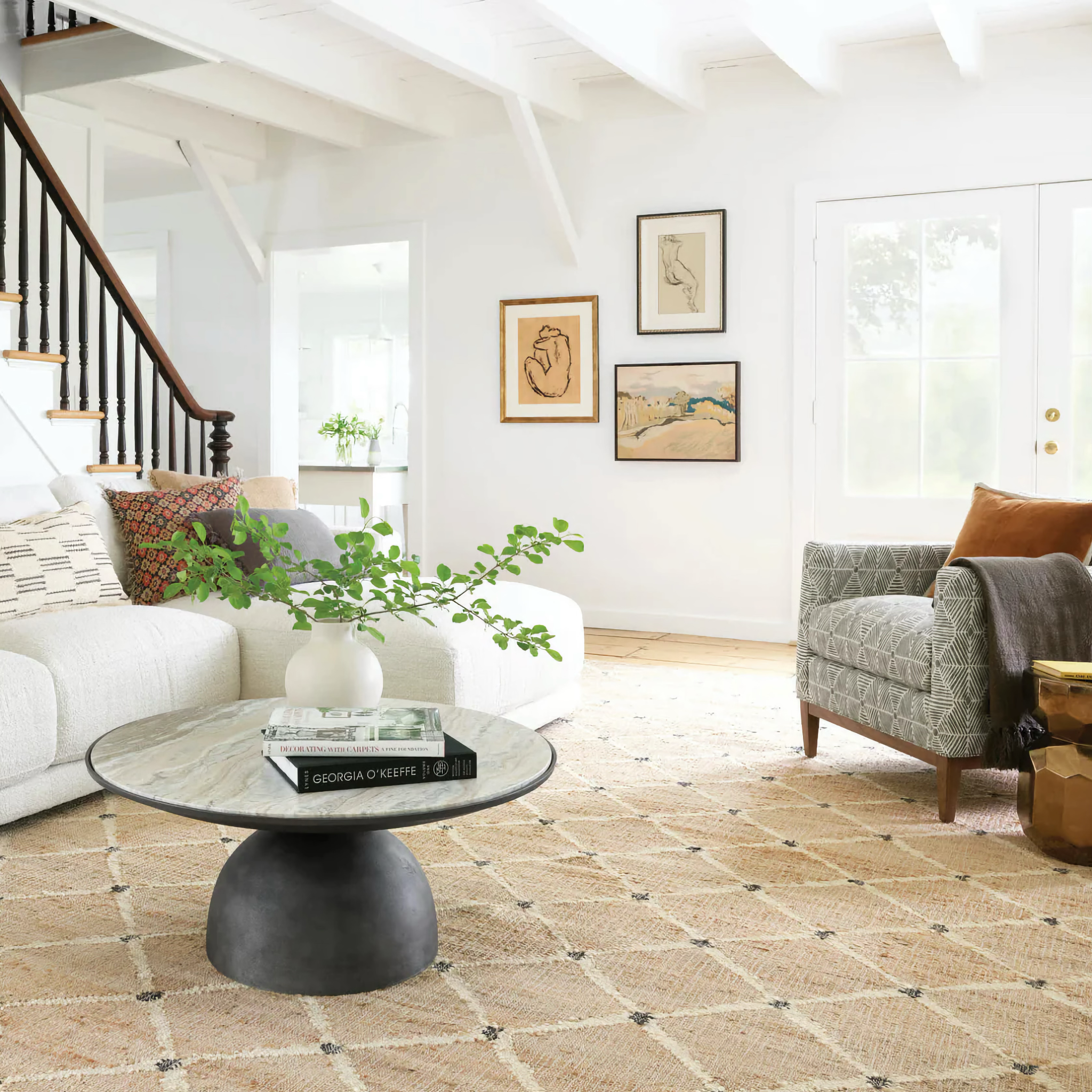 Pine Cone Hill Marie Flanagan Gehry Velvet/Linen Decorative Pillow - Caramel