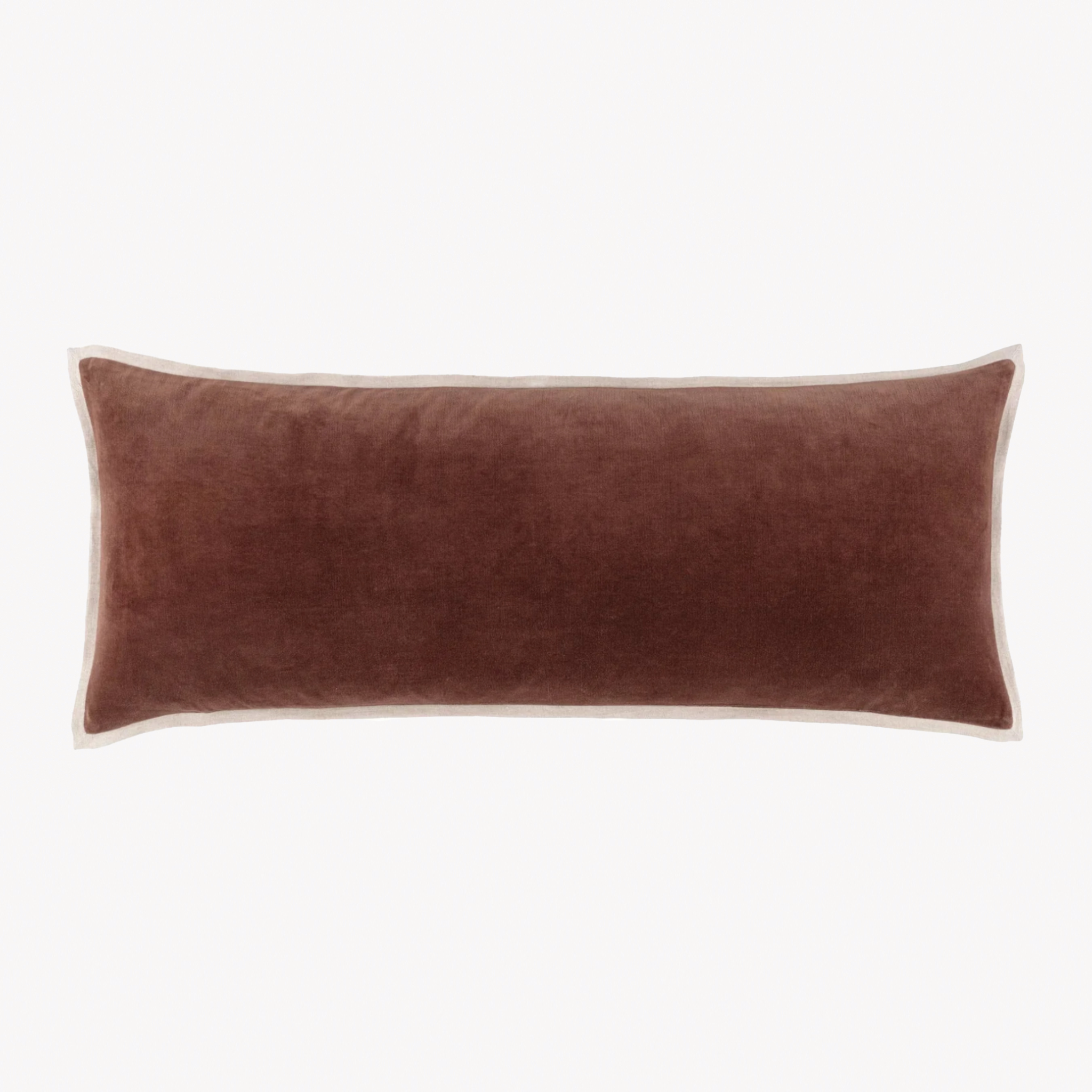 Pine Cone Hill Marie Flanagan Gehry Velvet/Linen Decorative Pillow - Russet