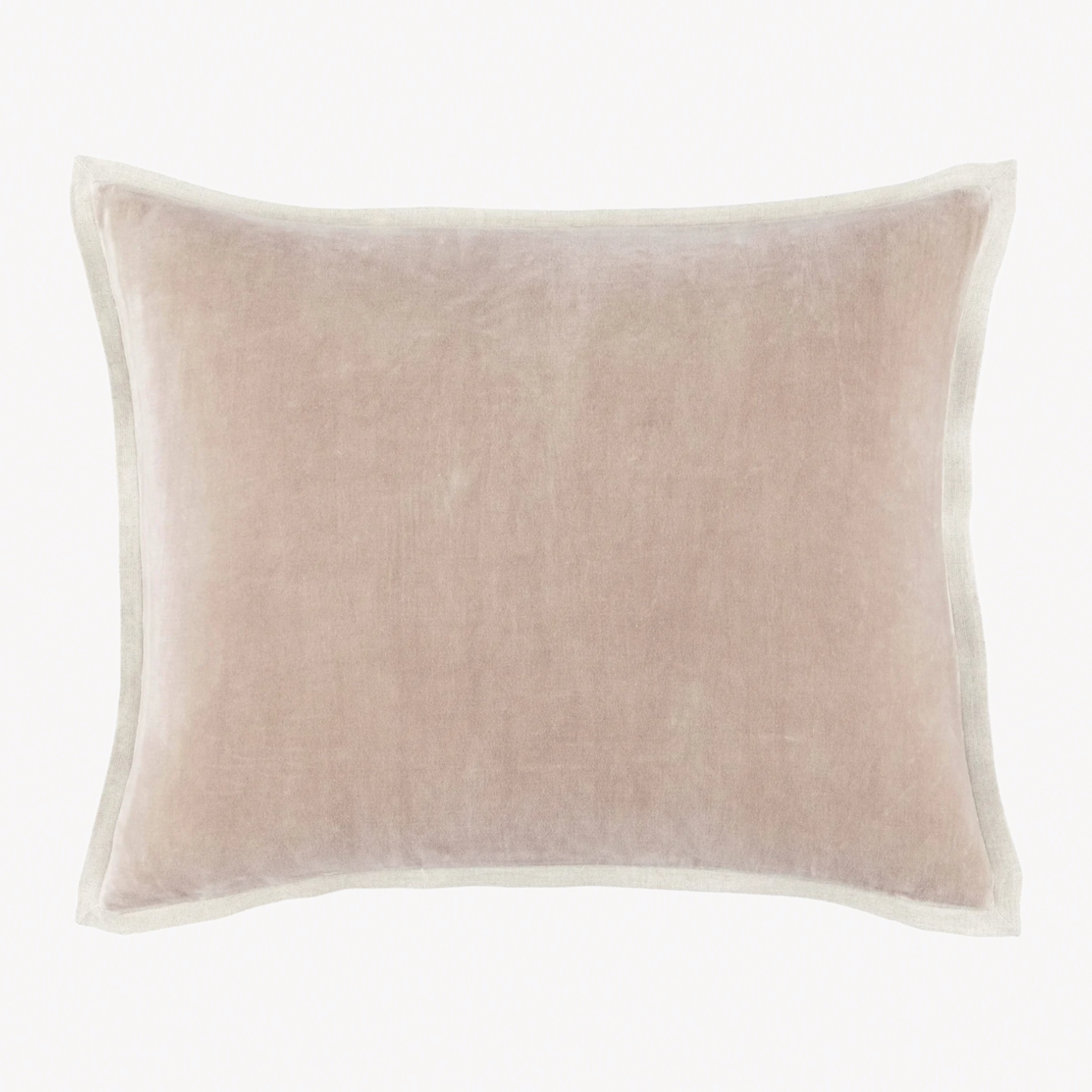 Pine Cone Hill Marie Flanagan Gehry Velvet/Linen Decorative Pillow - Stone