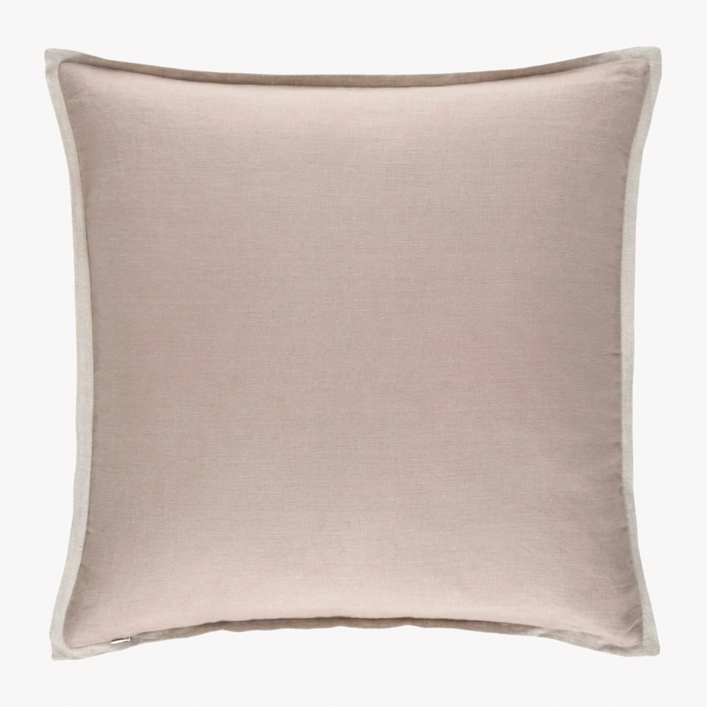 Pine Cone Hill Marie Flanagan Gehry Velvet/Linen Decorative Pillow - Stone