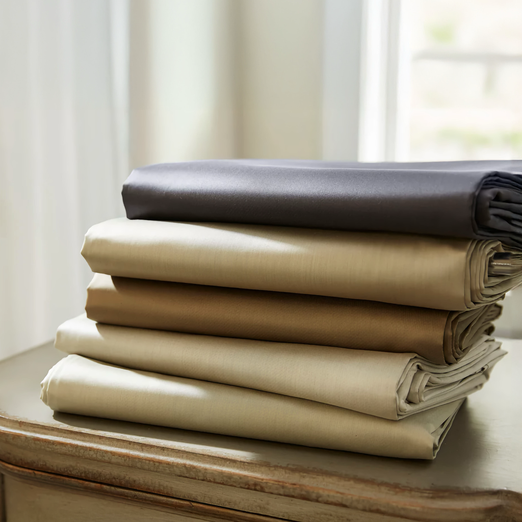 SDH Pavia Sateen Bedding - Pearl