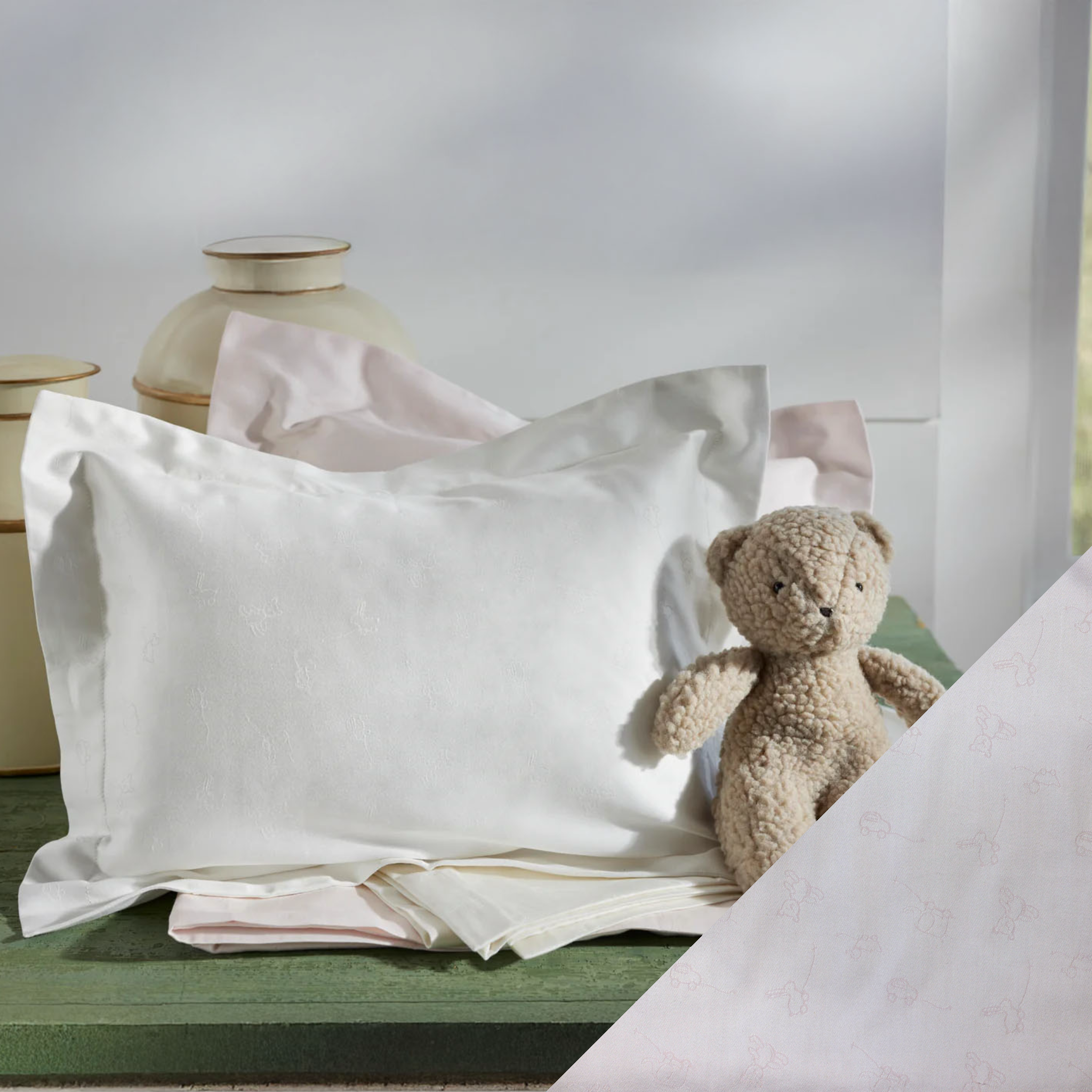 SDH Wheels Baby Bedding - Pink