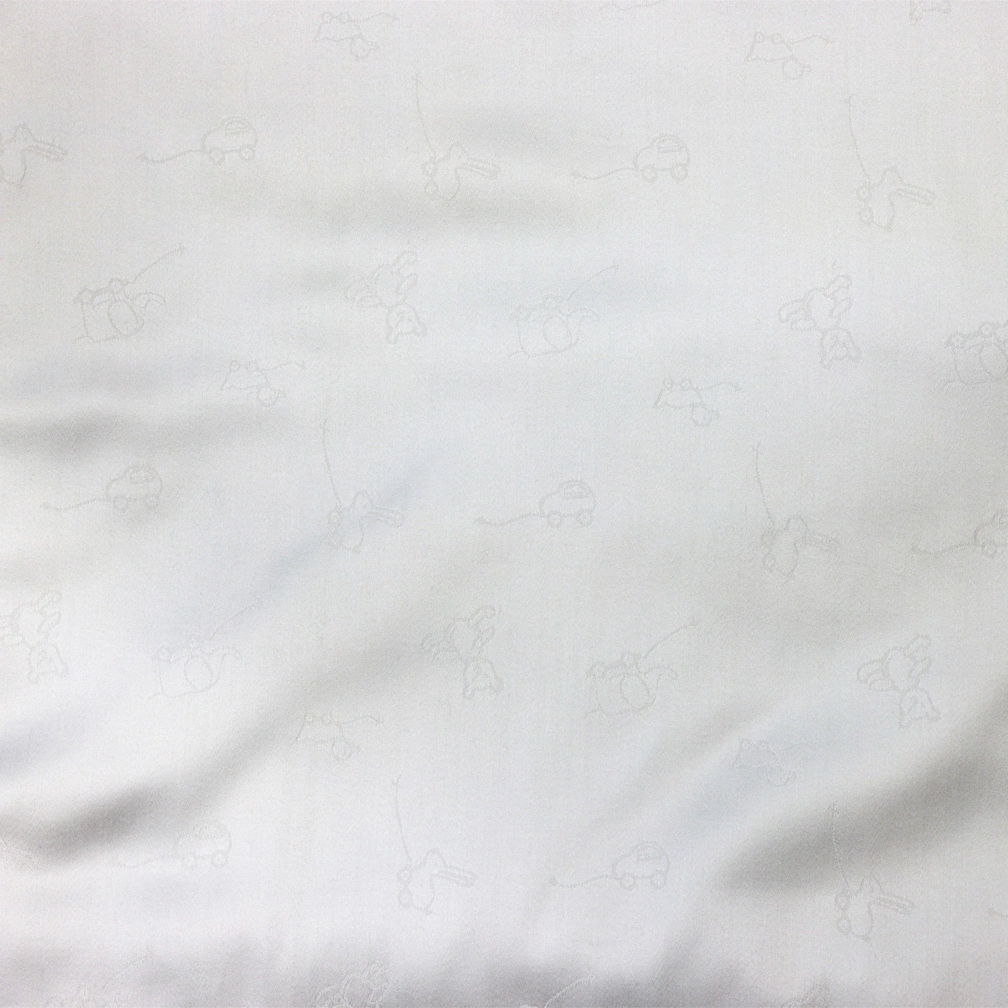 SDH Wheels Baby Bedding - White