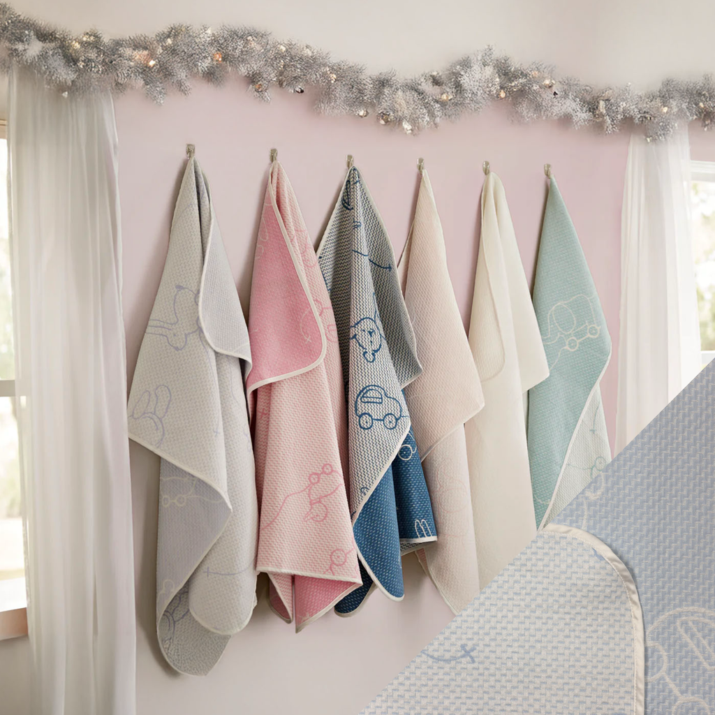 SDH Wheels Baby Blanky - Blue