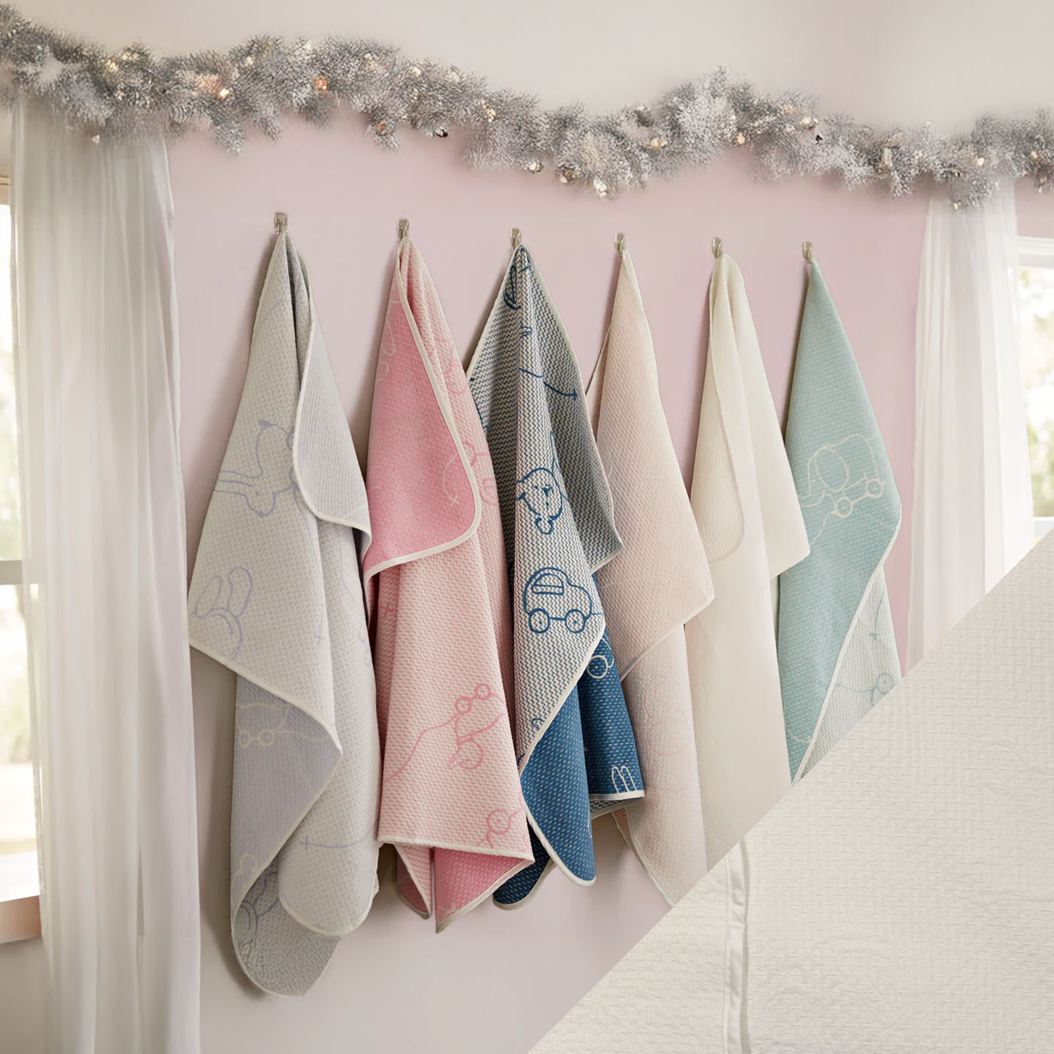 SDH Wheels Baby Blanky - Stucco