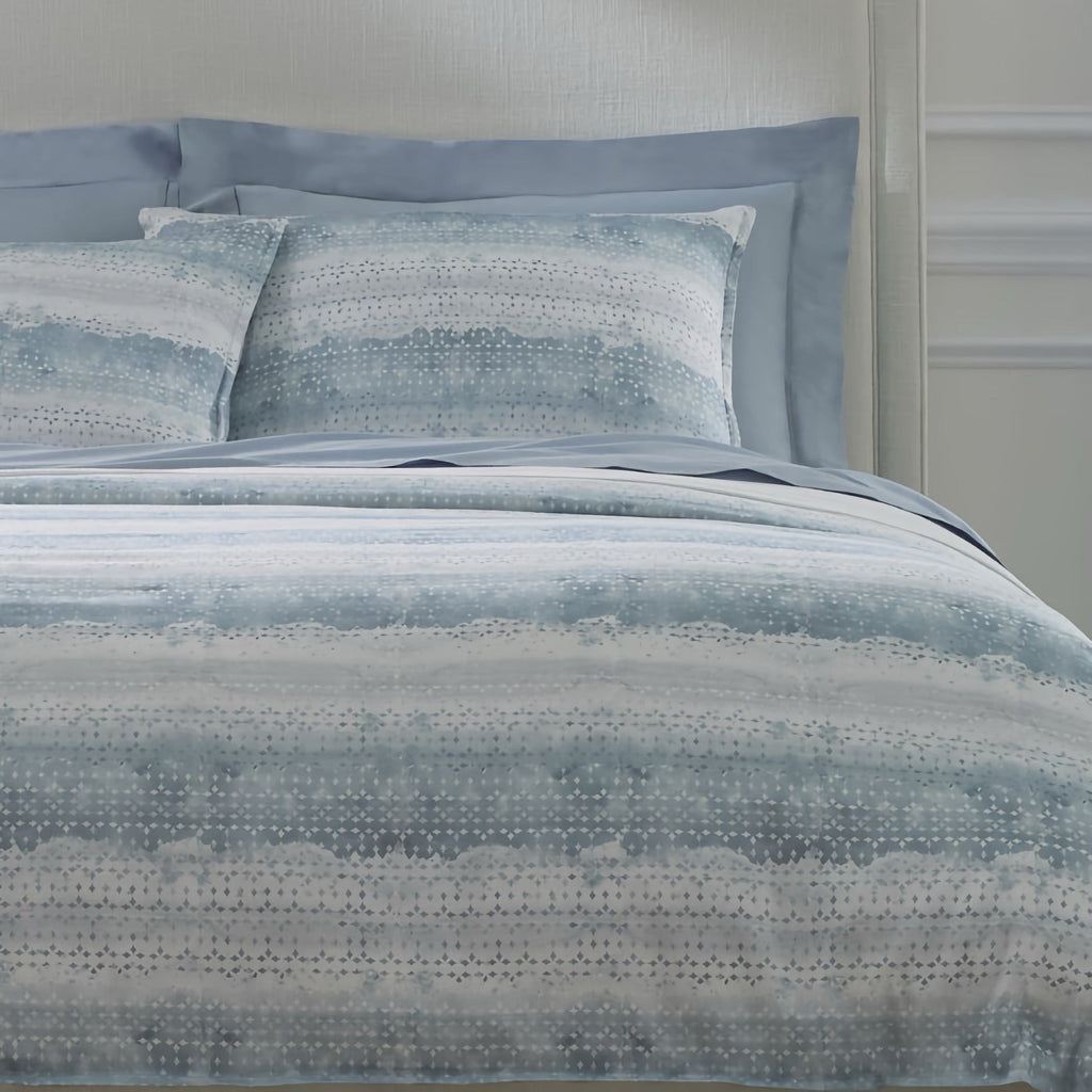 Sferra Brillanti Duvet Cover and Shams - Sky