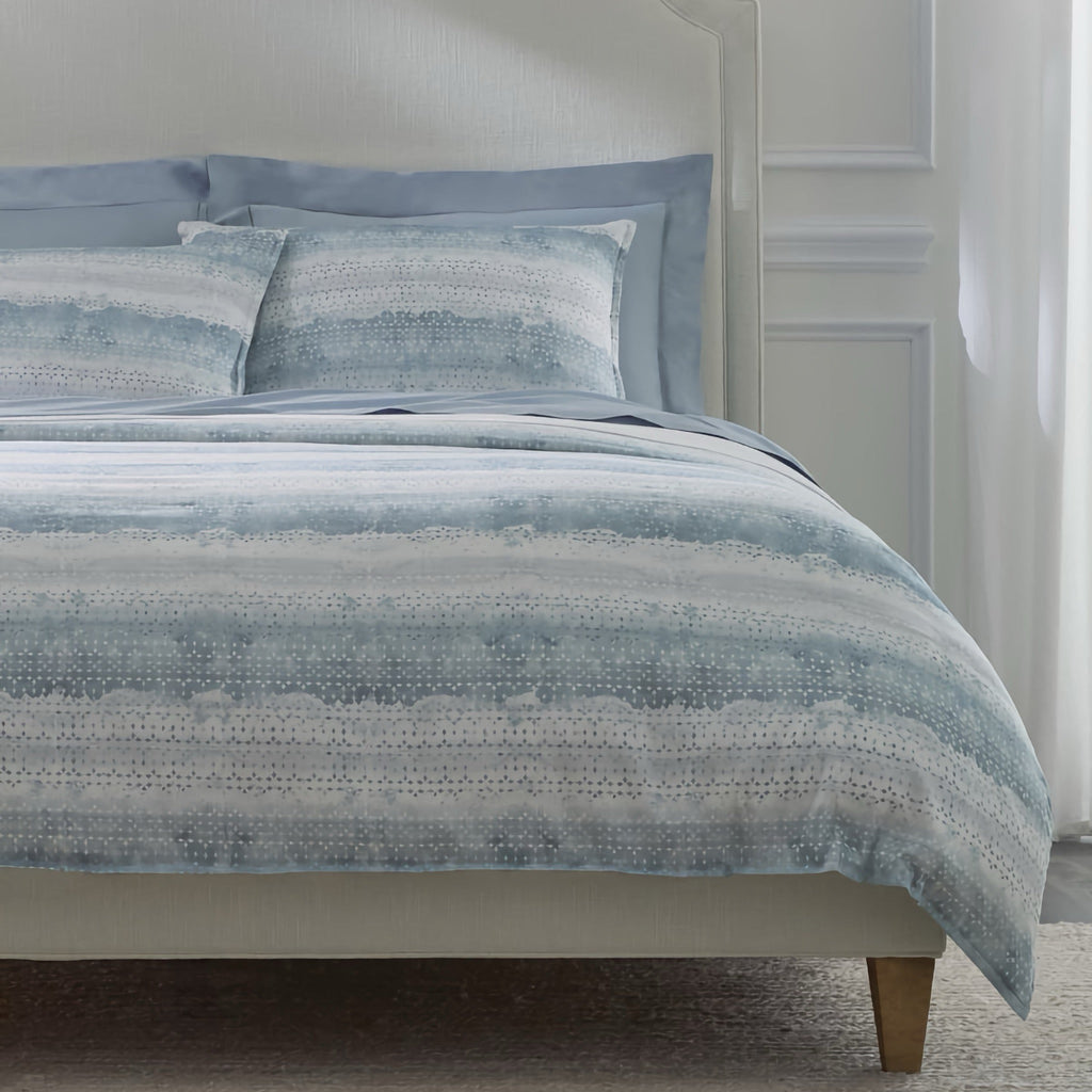 Sferra Brillanti Duvet Cover and Shams - Sky
