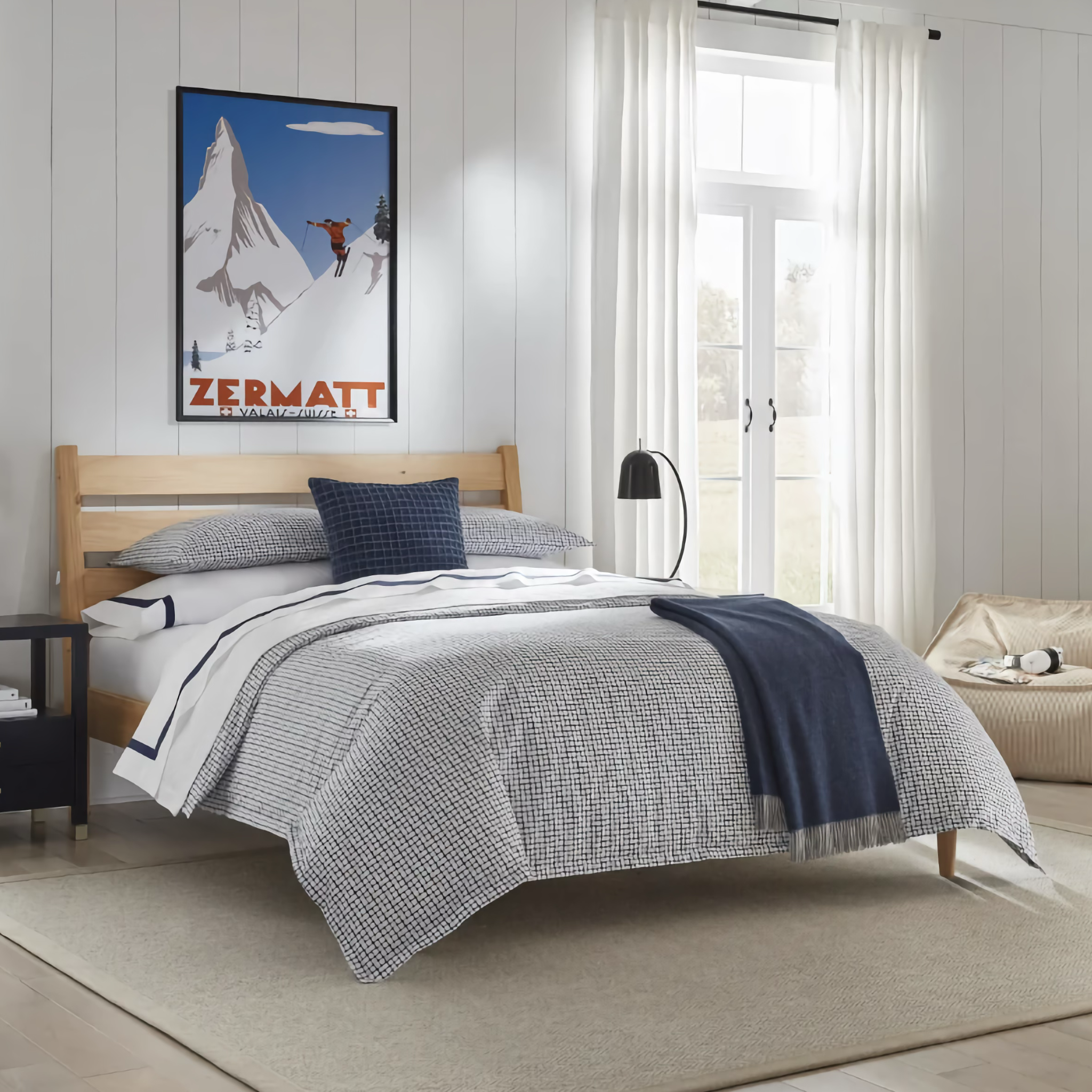 Sferra Caselle Twin XL Bedding - Navy