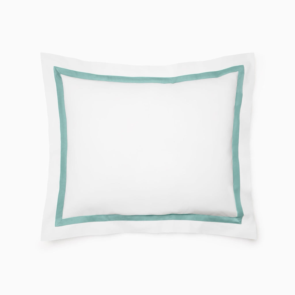 Sferra Estate Bedding - White/Aqua