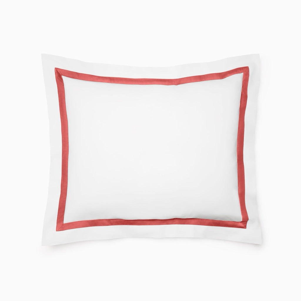 Sferra Estate Bedding - White/Persimmon