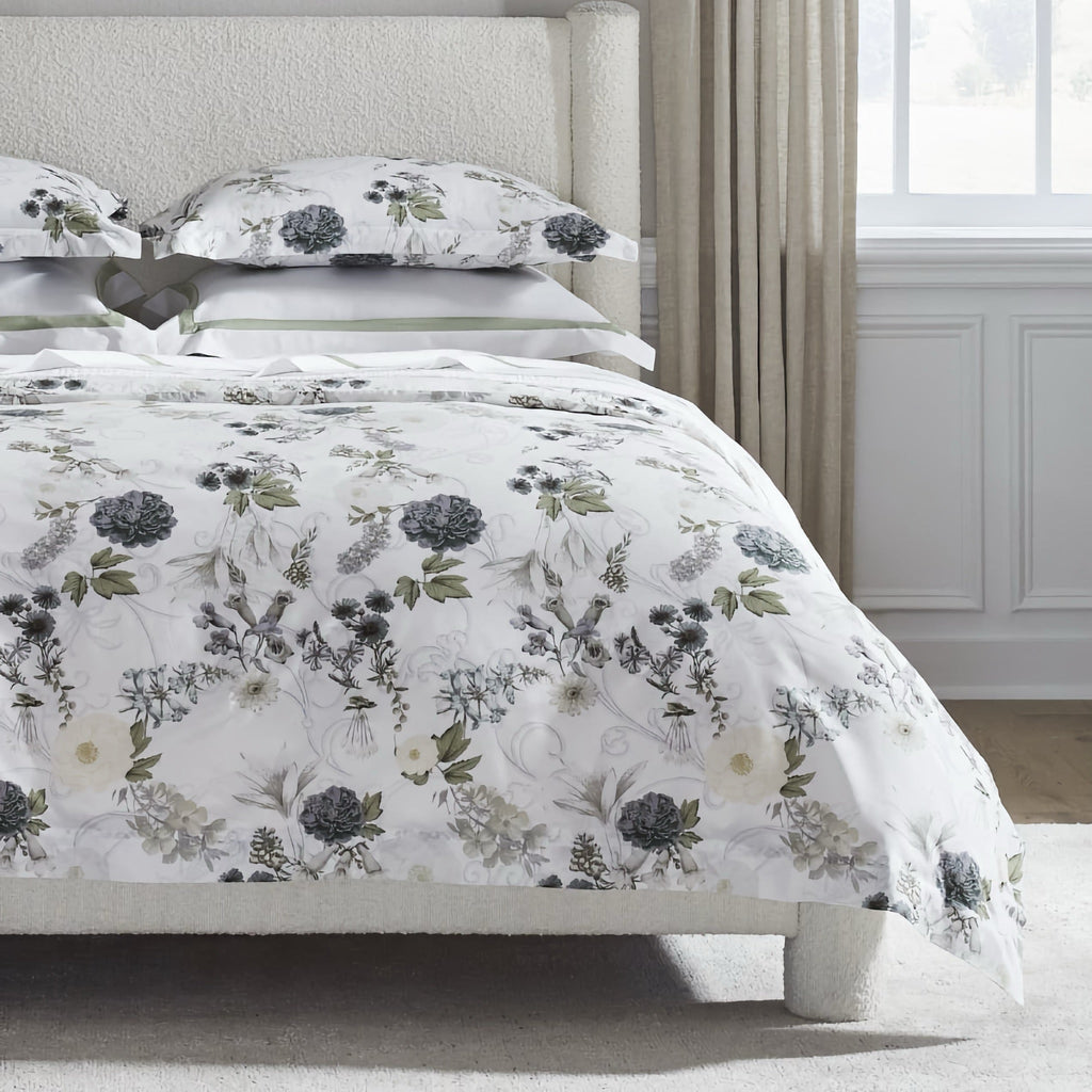 Sferra Incanto Duvet Cover and Shams - Slate