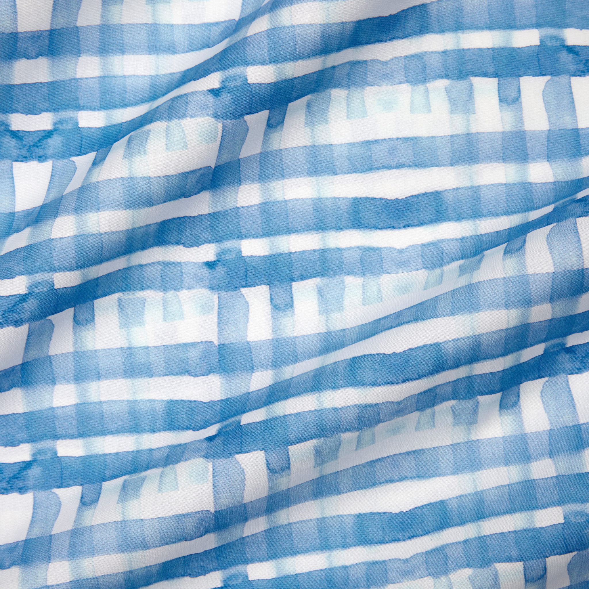 Sferra Plaidino Twin XL Bedding - Clearwater