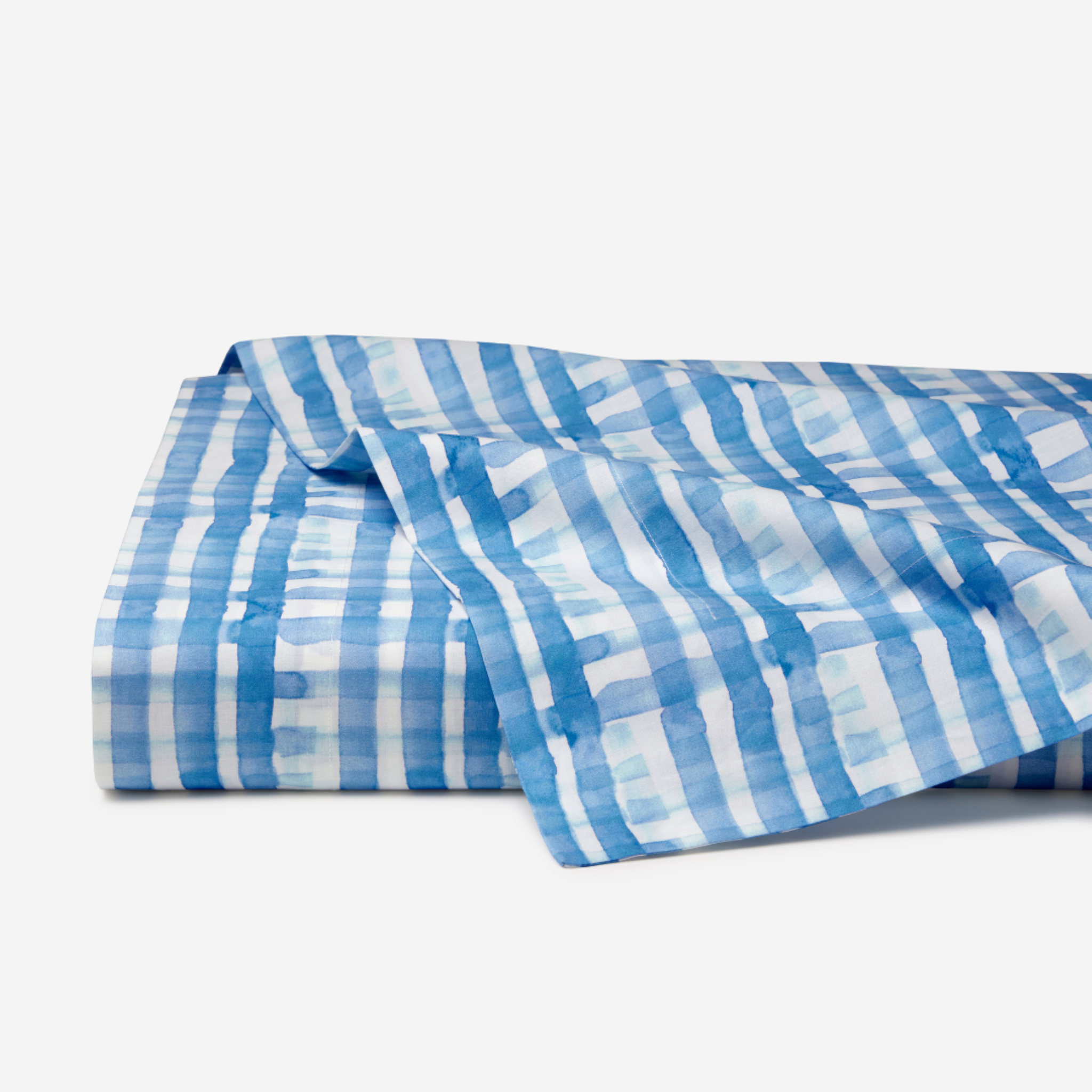 Sferra Plaidino Twin XL Bedding - Clearwater