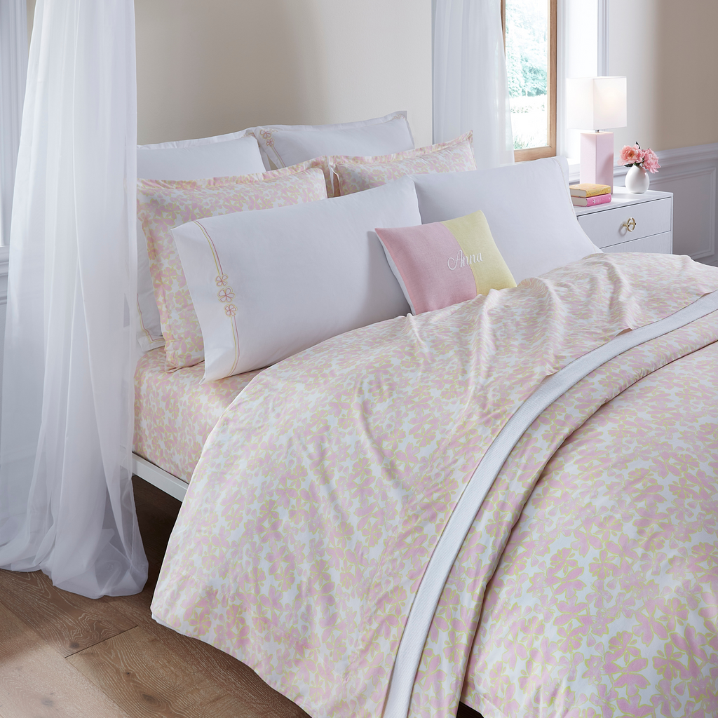 Sferra Prato Twin XL Bedding - Carnation