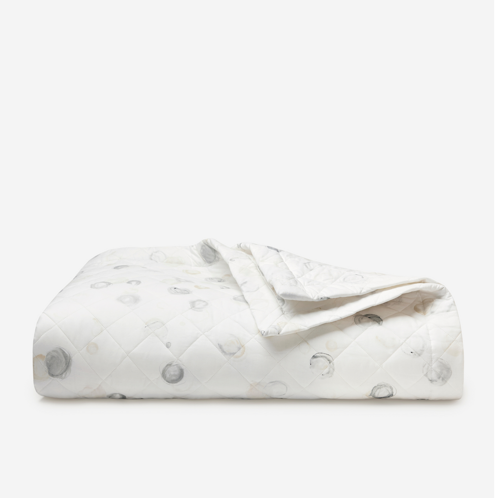 Sferra Punti Twin XL Bedding - Platinum