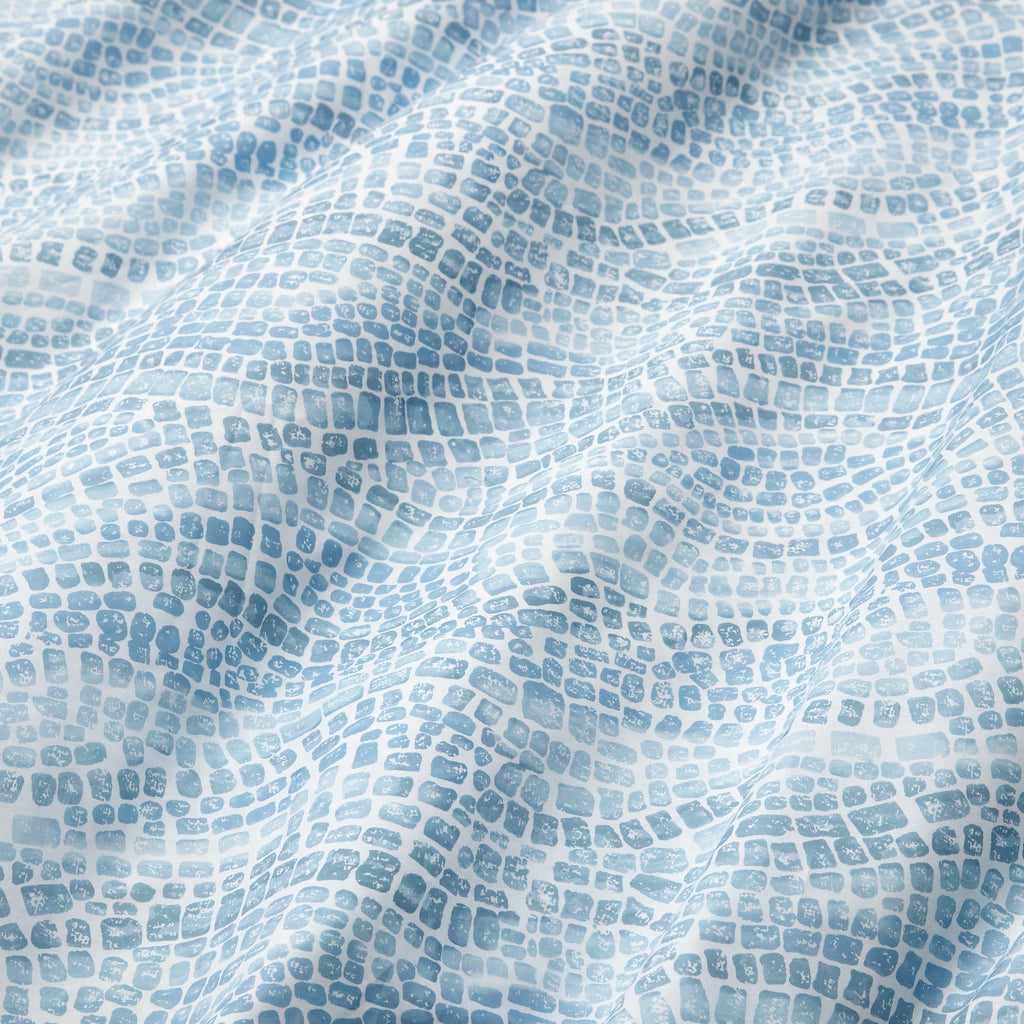 Sferra X Scalamandre Cobblestones Duvet Cover and Shams - Sea