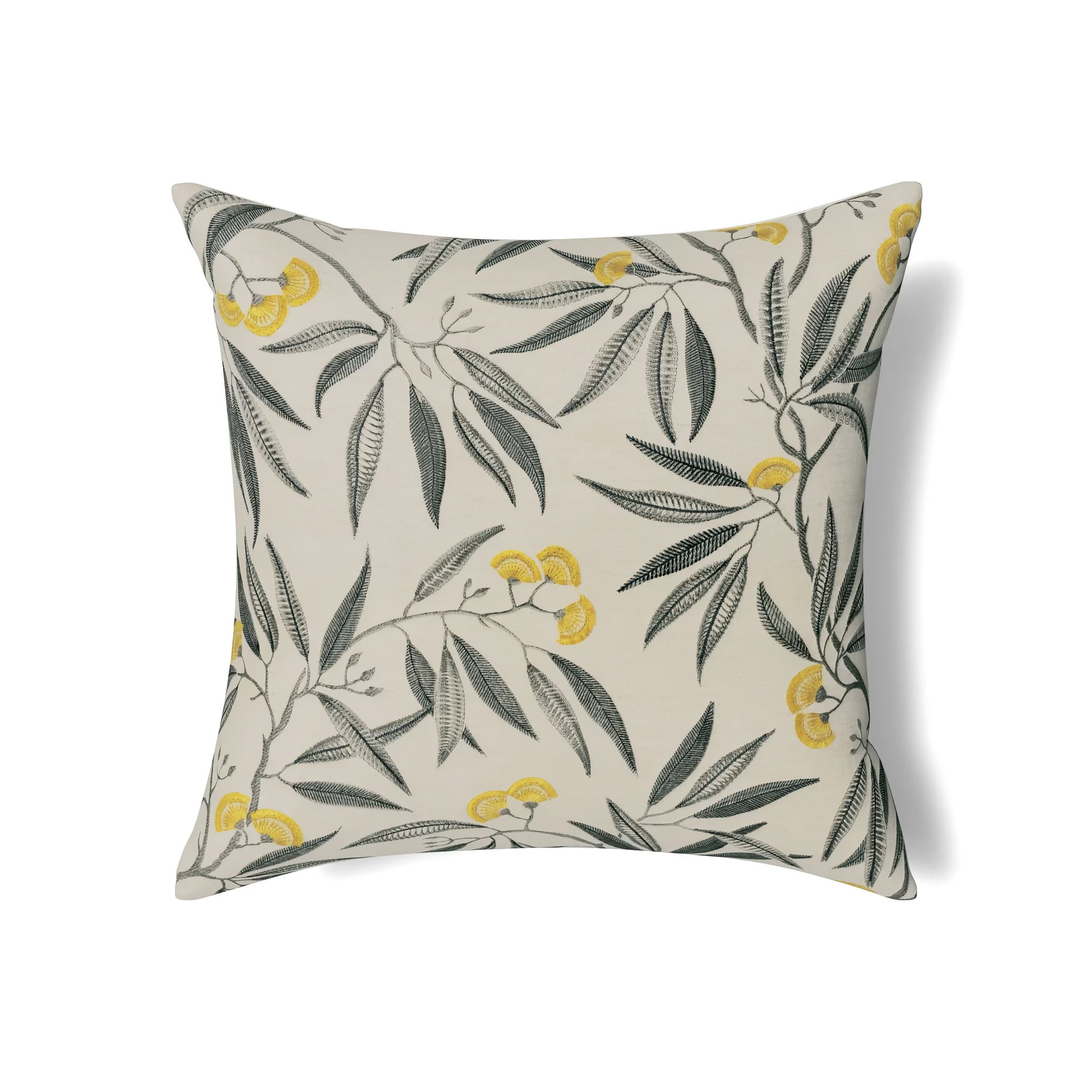 The Met x Ann Gish Alyssum Throw and Decorative Pillow - Yellow