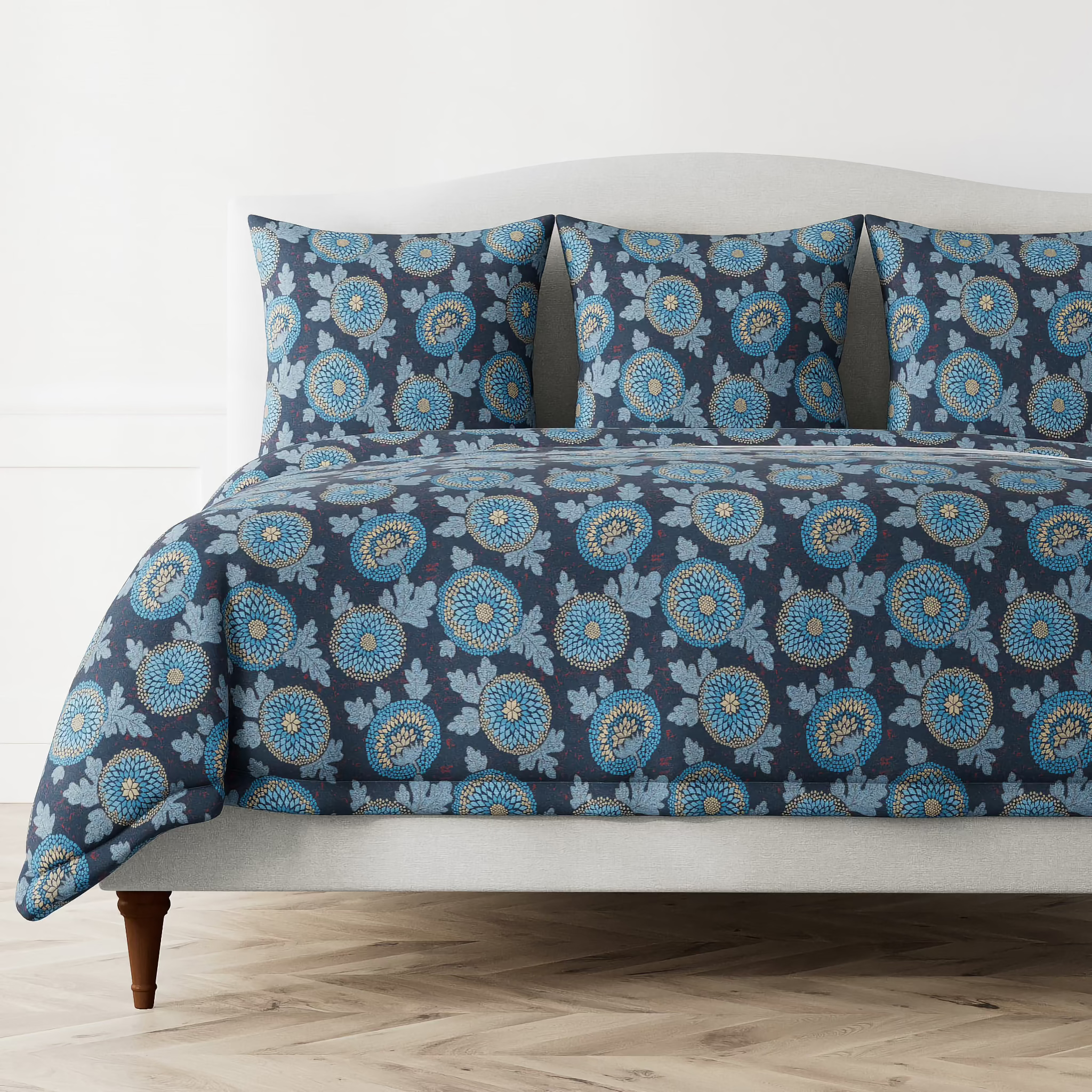 The Met x Ann Gish Blossom Bedding - Blue