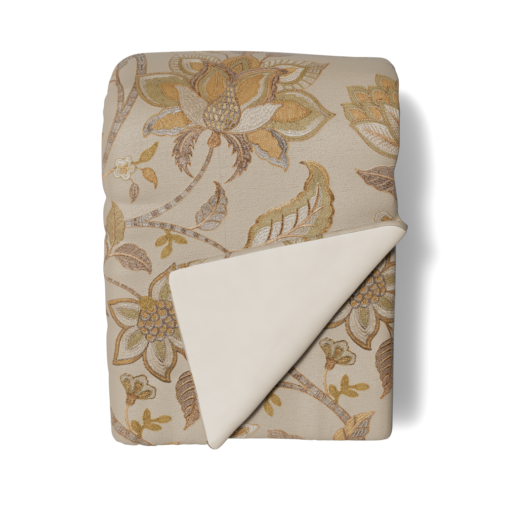 The Met x Ann Gish Bramshill Bedding - Gold/Pumice