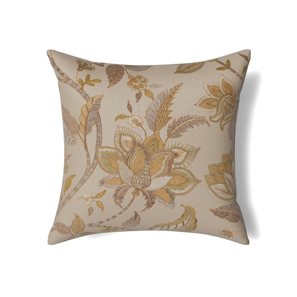 The Met x Ann Gish Bramshill Bedding - Gold/Pumice