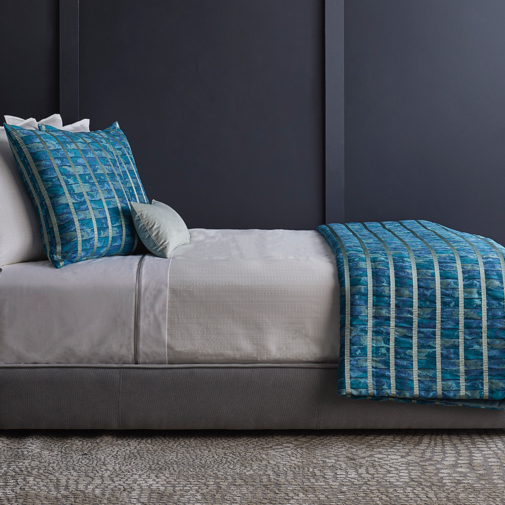 The Met x Ann Gish Egyptian Faience Duvet Cover and Sham - Nile