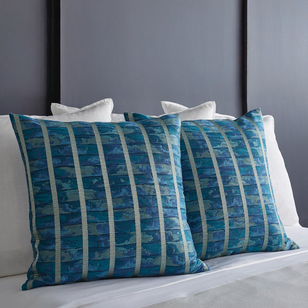 The Met x Ann Gish Egyptian Faience Duvet Cover and Sham - Nile