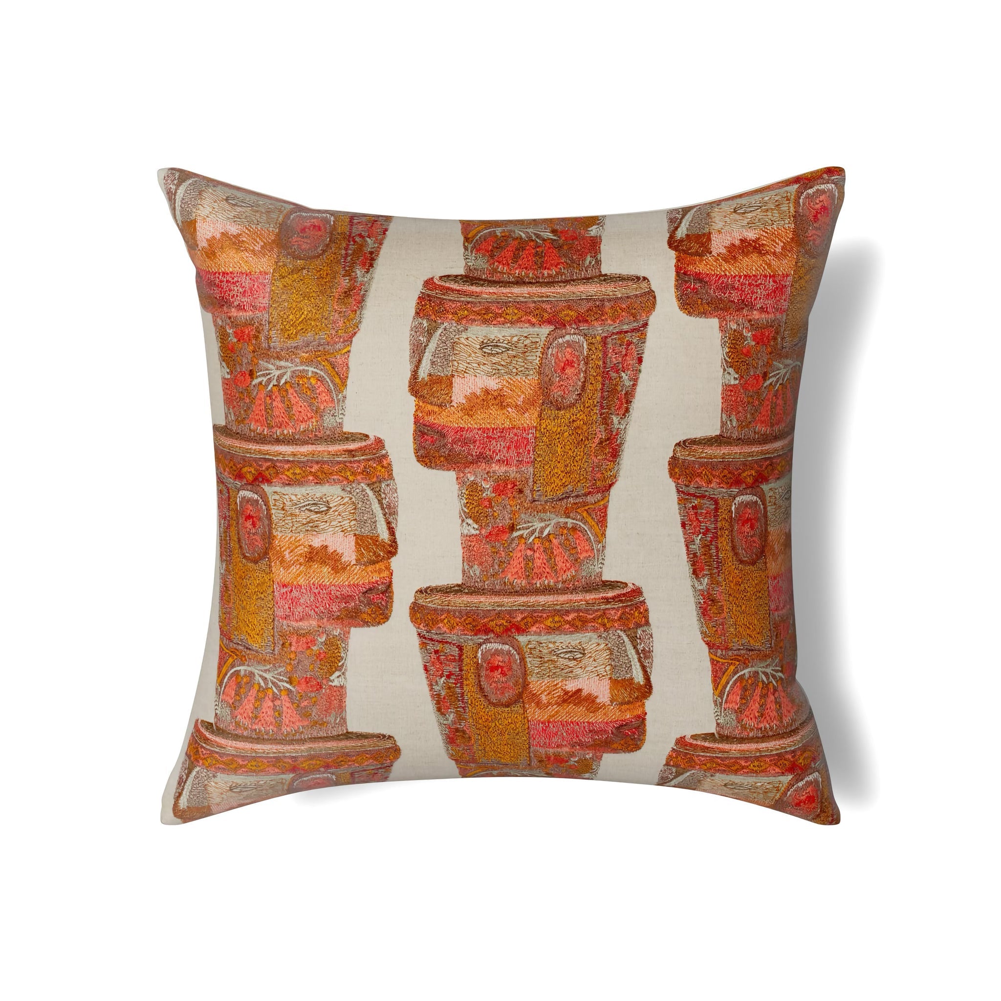 The Met x Ann Gish Kero Decorative Pillow - Sunset