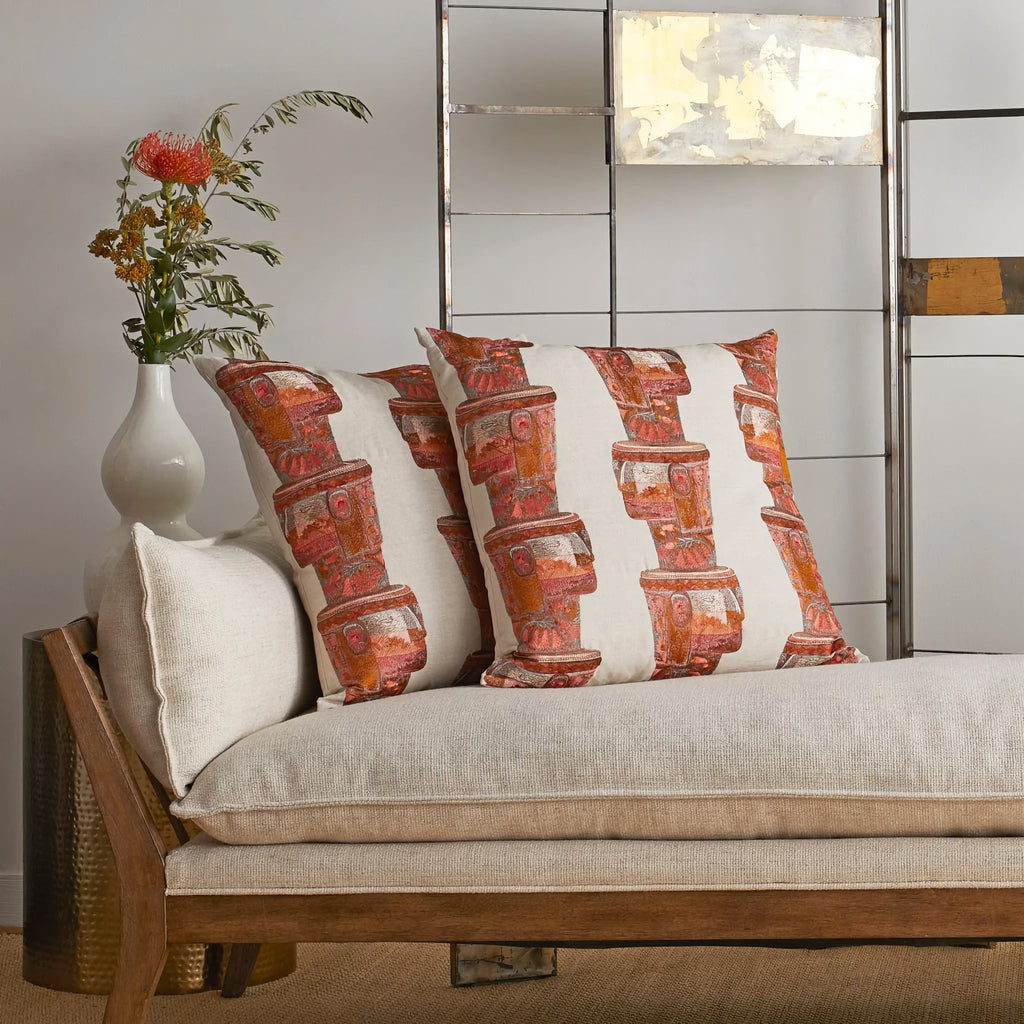 The Met x Ann Gish Kero Decorative Pillow - Sunset