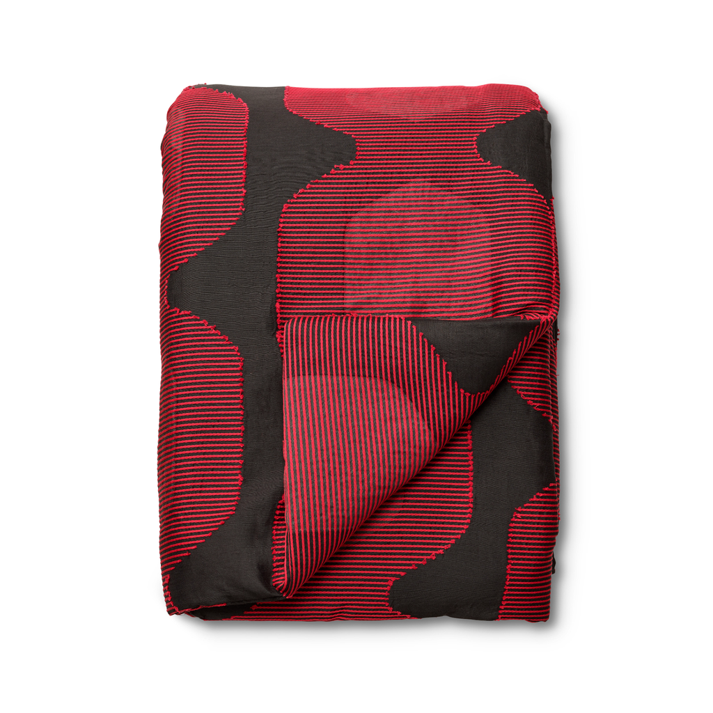 The Met x Ann Gish Lantern Bedding - Black/Red