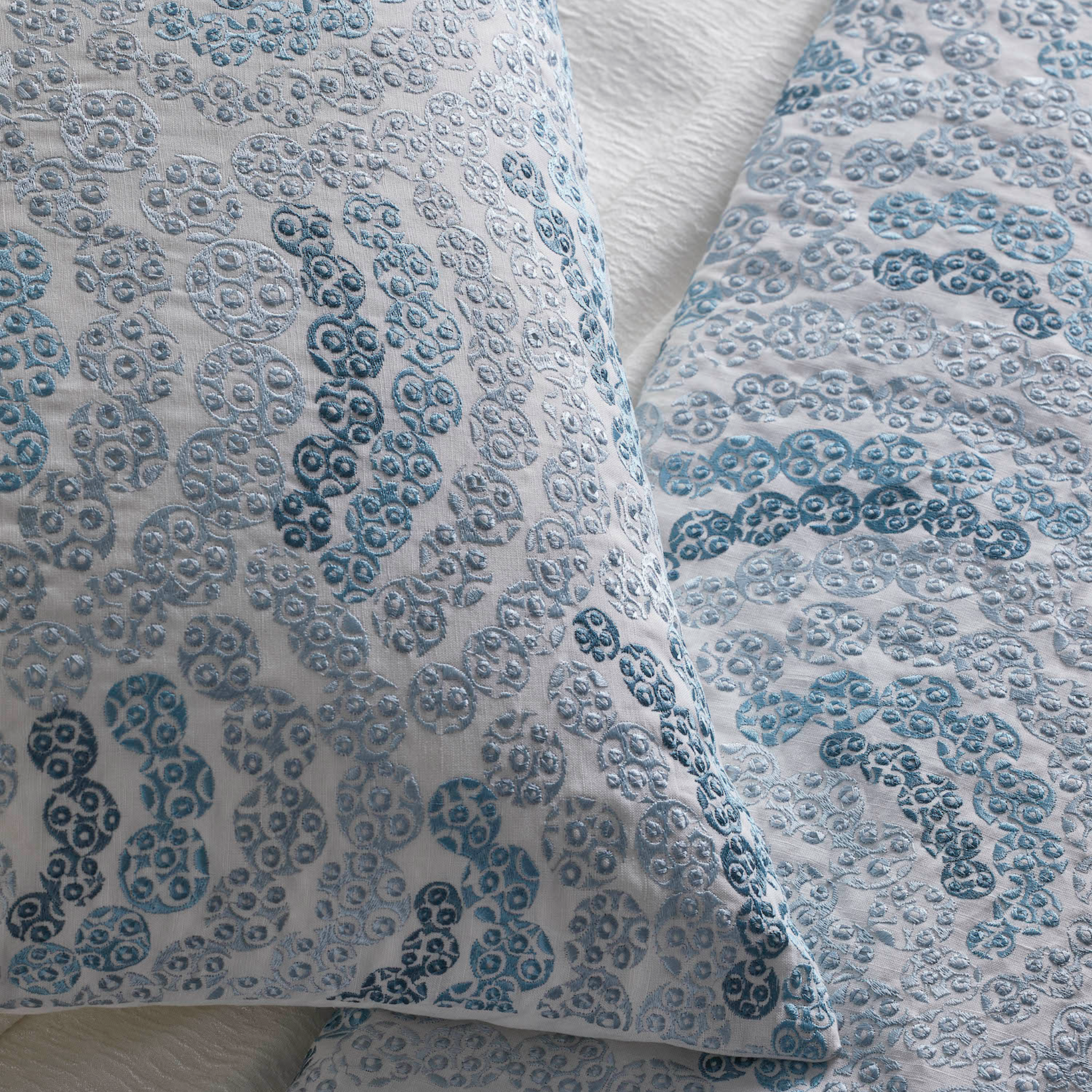 The Met x Ann Gish Nazar Bedding - Blues