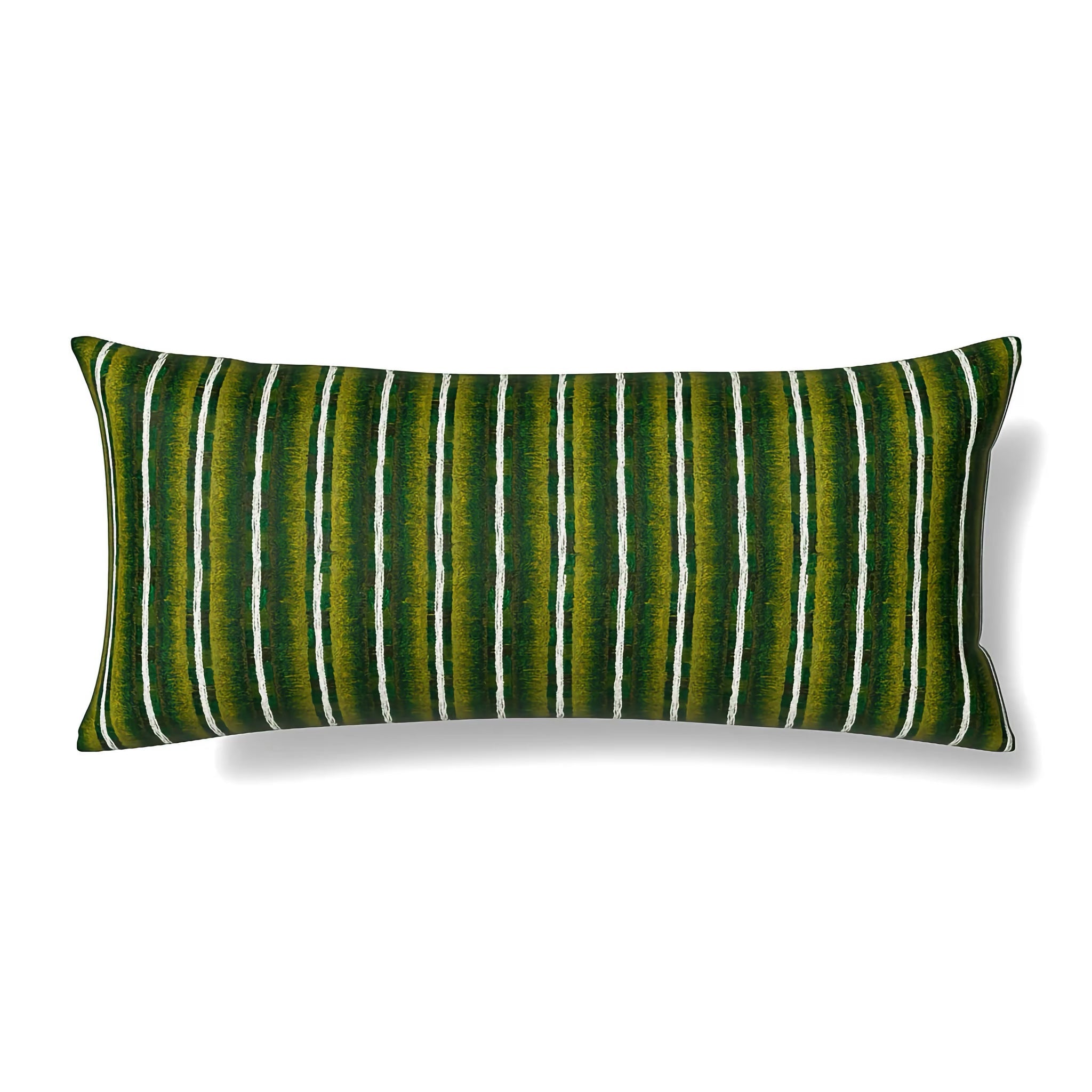 The Met x Ann Gish Pluma Duvet Cover and Decorative Pillow - Green