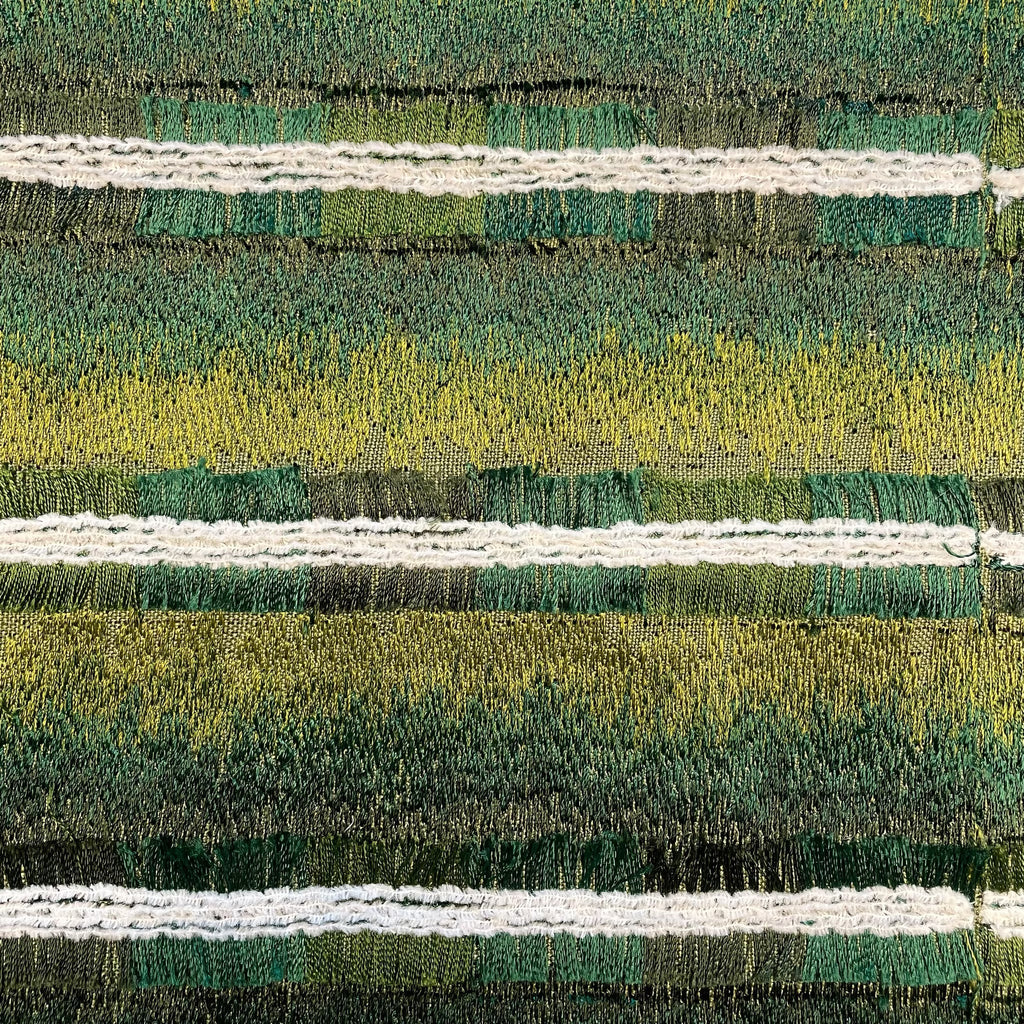 The Met x Ann Gish Pluma Duvet Cover and Decorative Pillow - Green