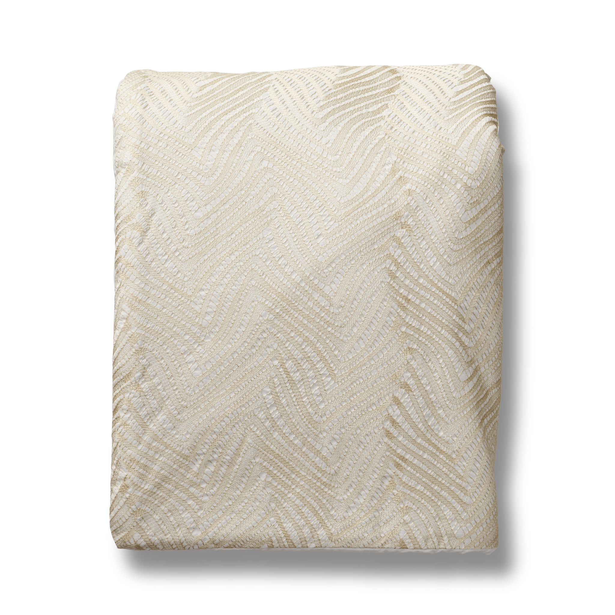 The Met x Ann Gish Retortoli Throw and Decorative Pillow - Champagne