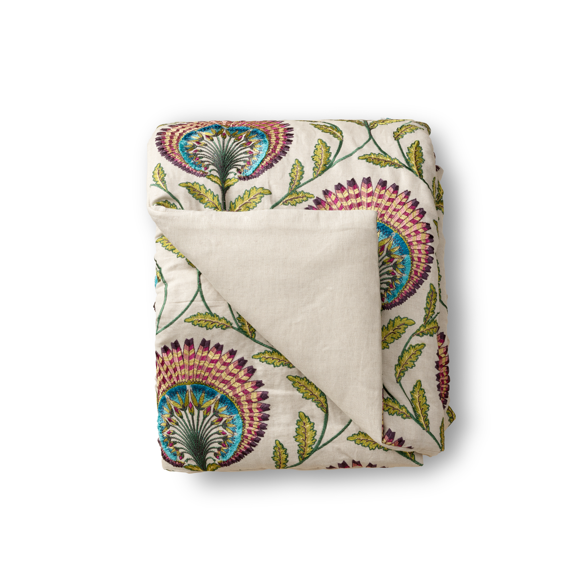 The Met x Ann Gish Tavus Throw and Decorative Pillow - Multi