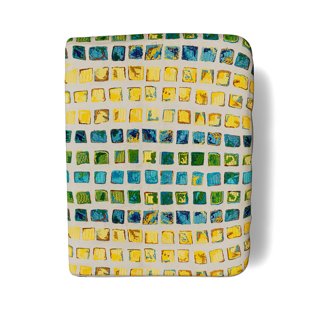 The Met x Ann Gish Tesserae Mosaic Throw and Decorative Pillow - Multi